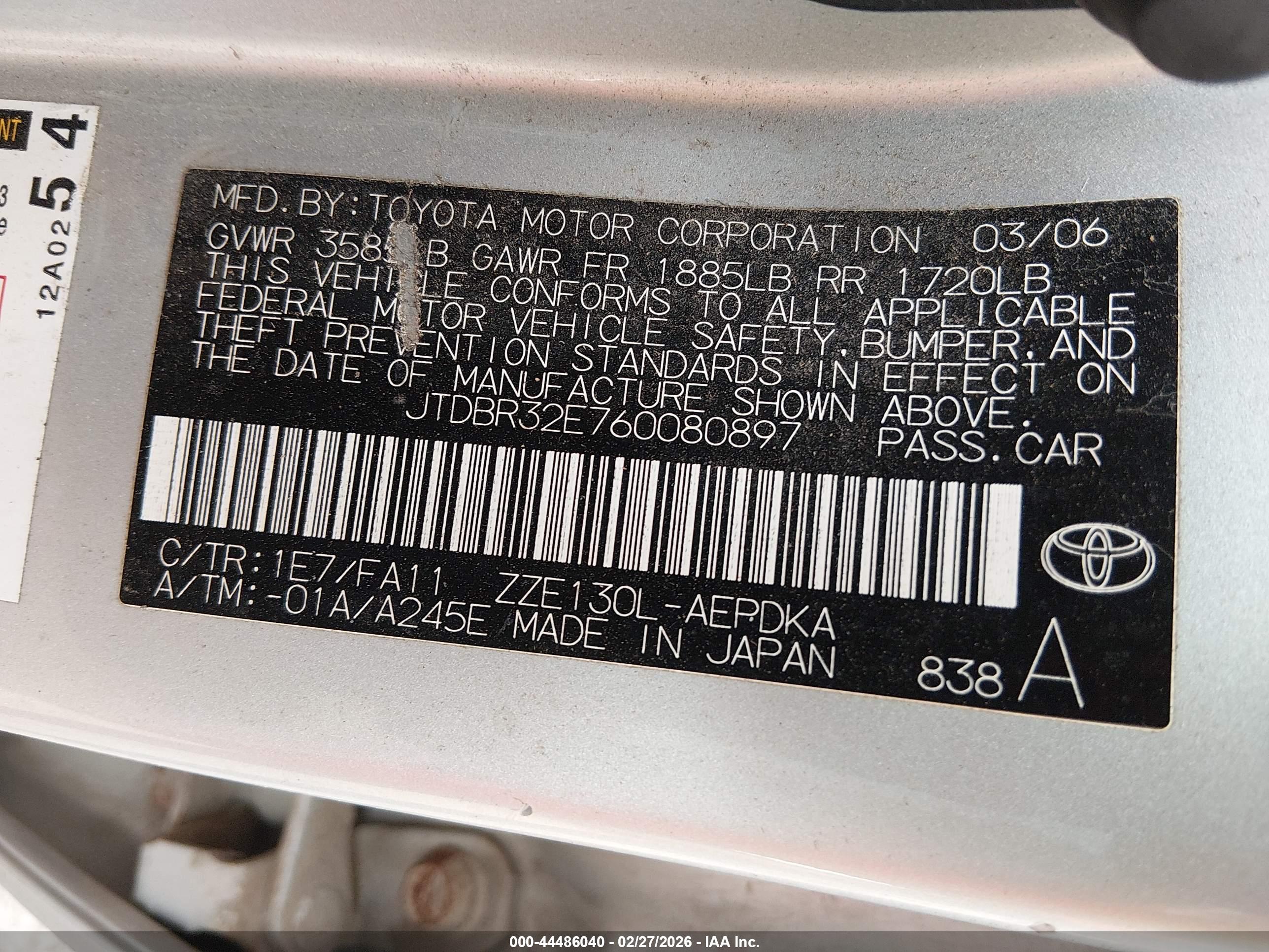TOYOTA COROLLA image 9