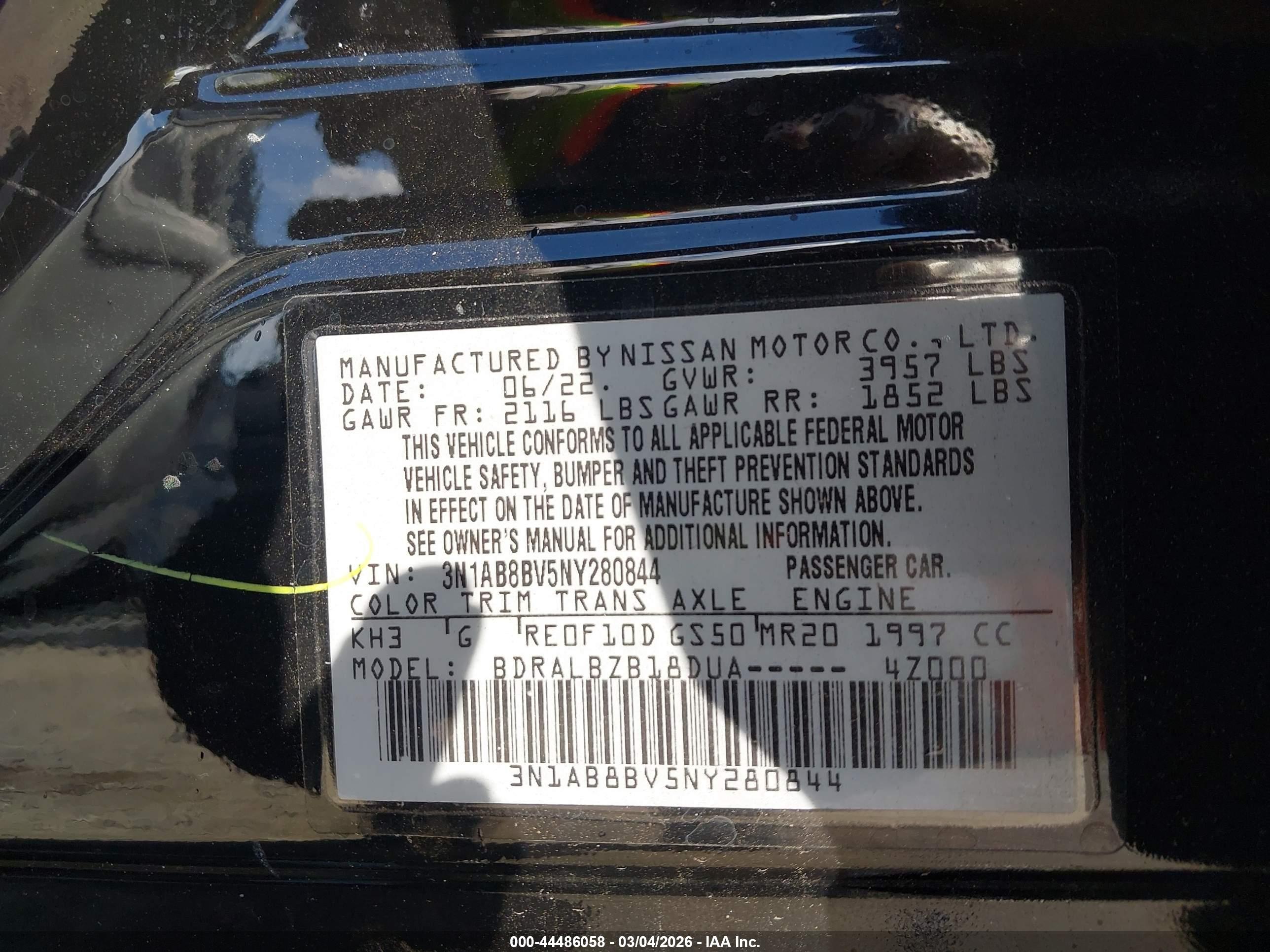 NISSAN SENTRA image 9