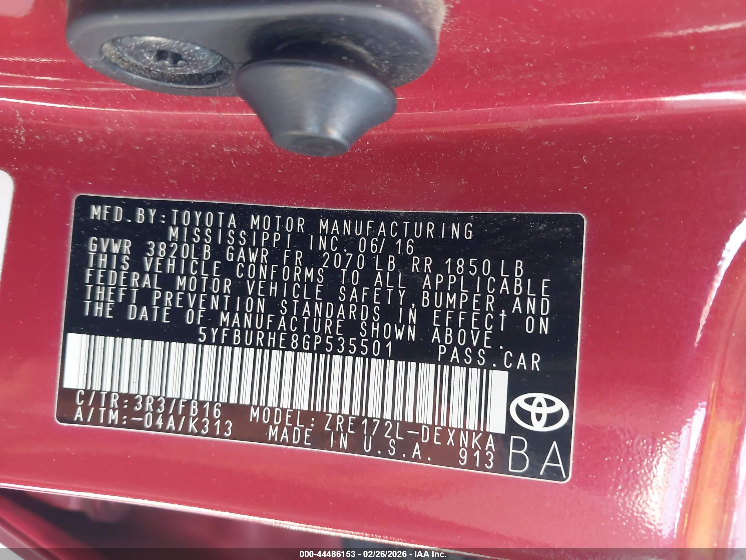 TOYOTA COROLLA image 9