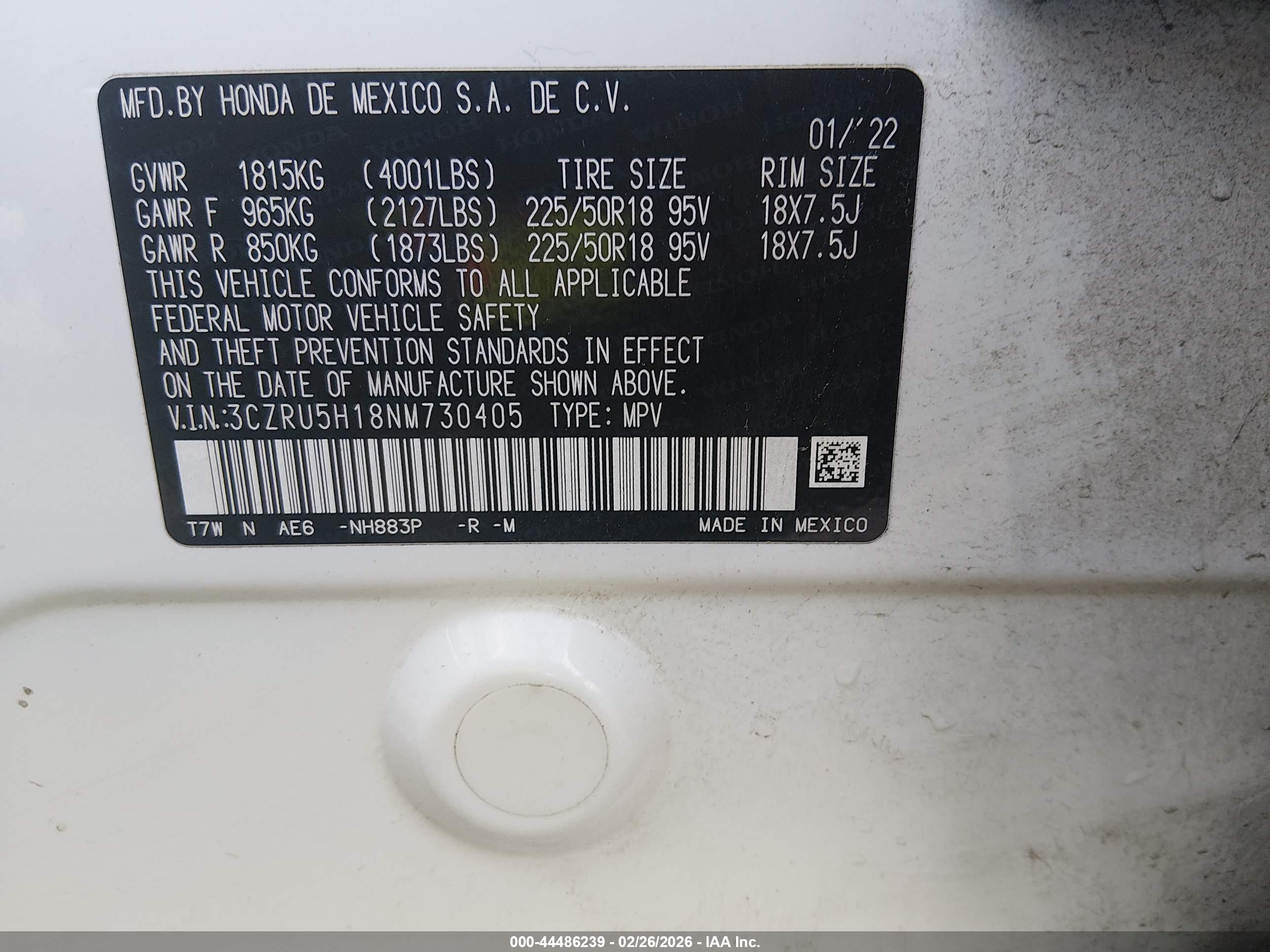 HONDA HR-V image 9