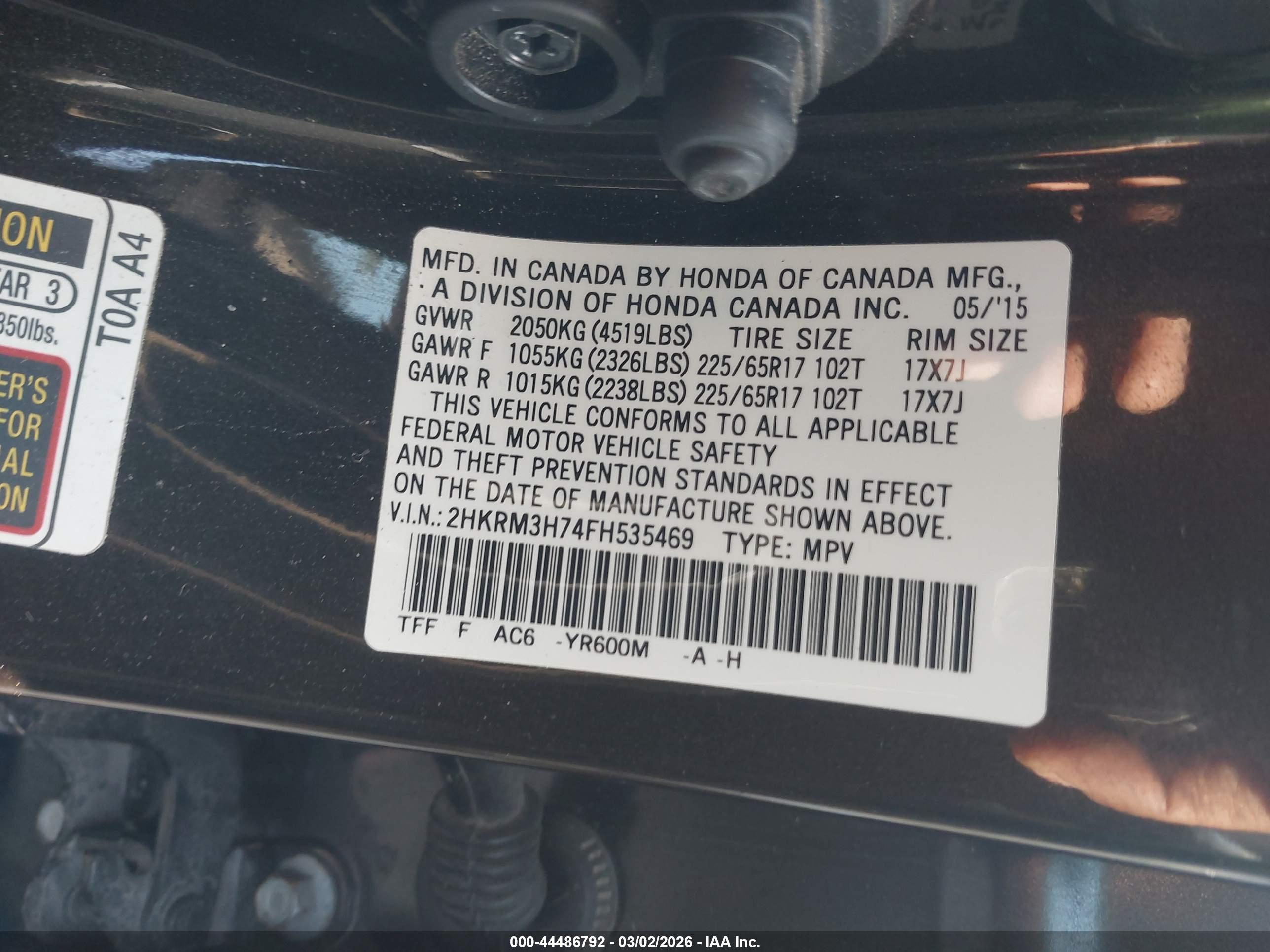 HONDA CR-V image 9