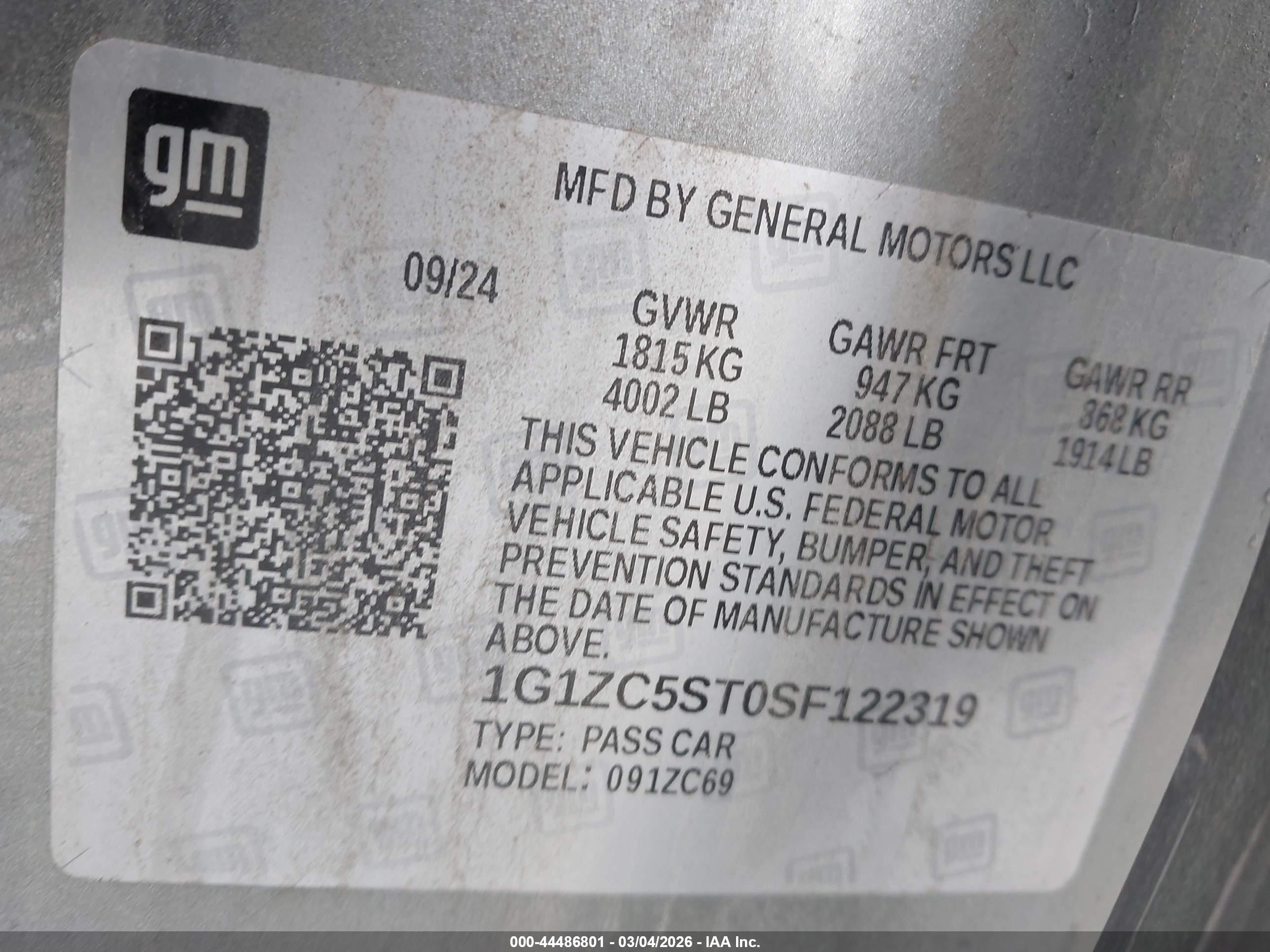 CHEVROLET MALIBU image 9
