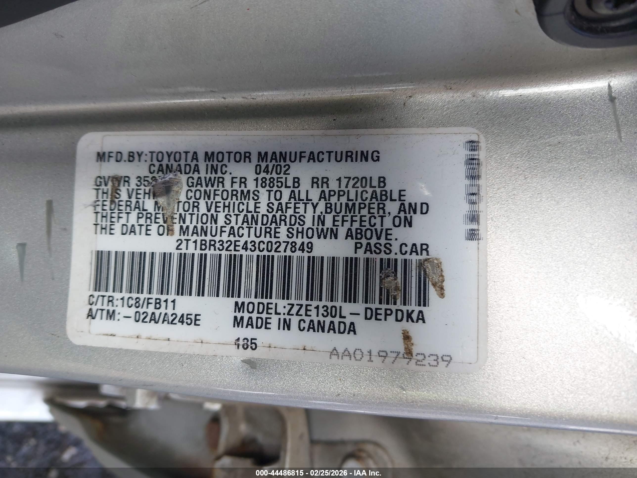 TOYOTA COROLLA image 9
