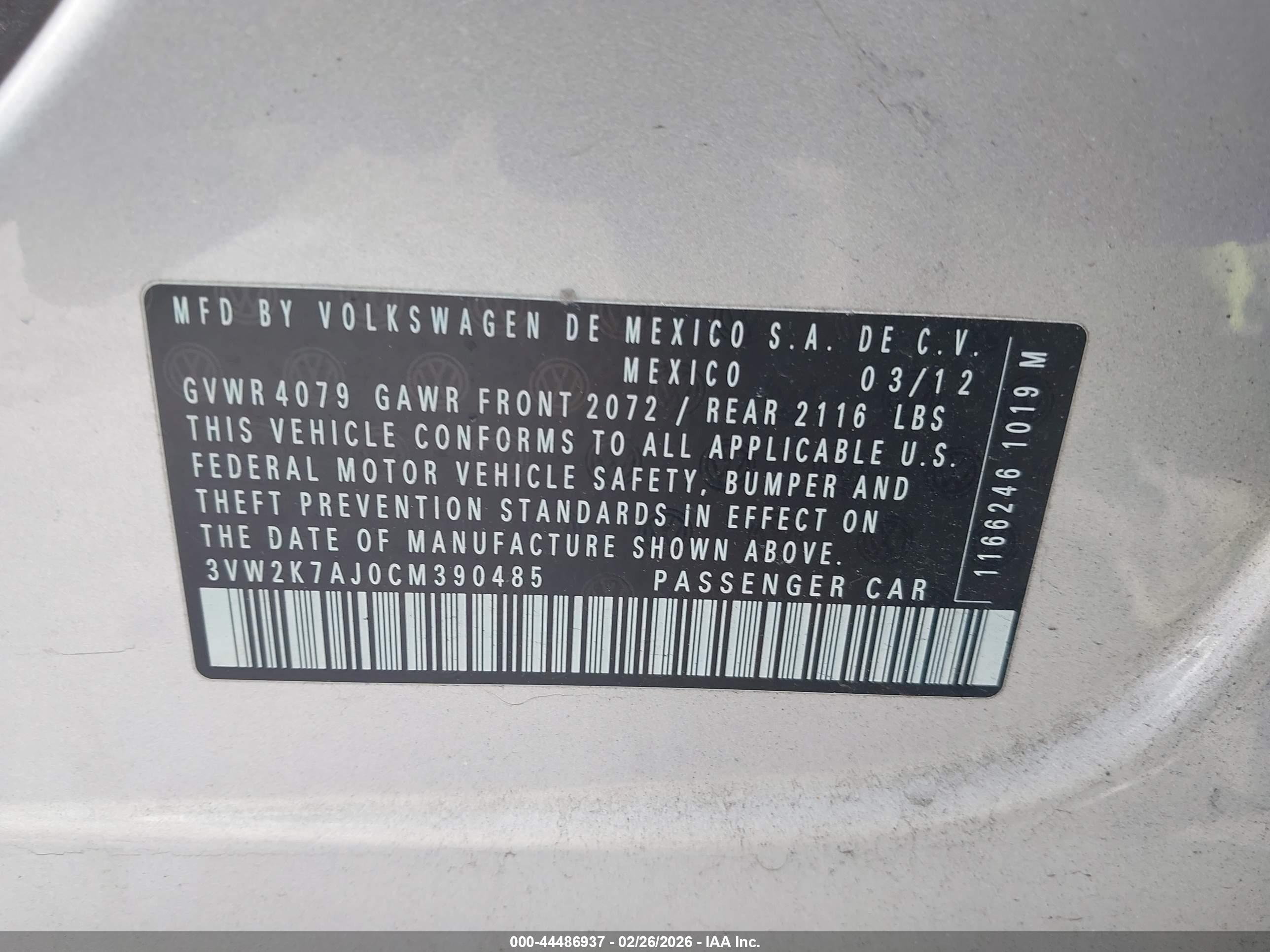 VOLKSWAGEN JETTA image 9
