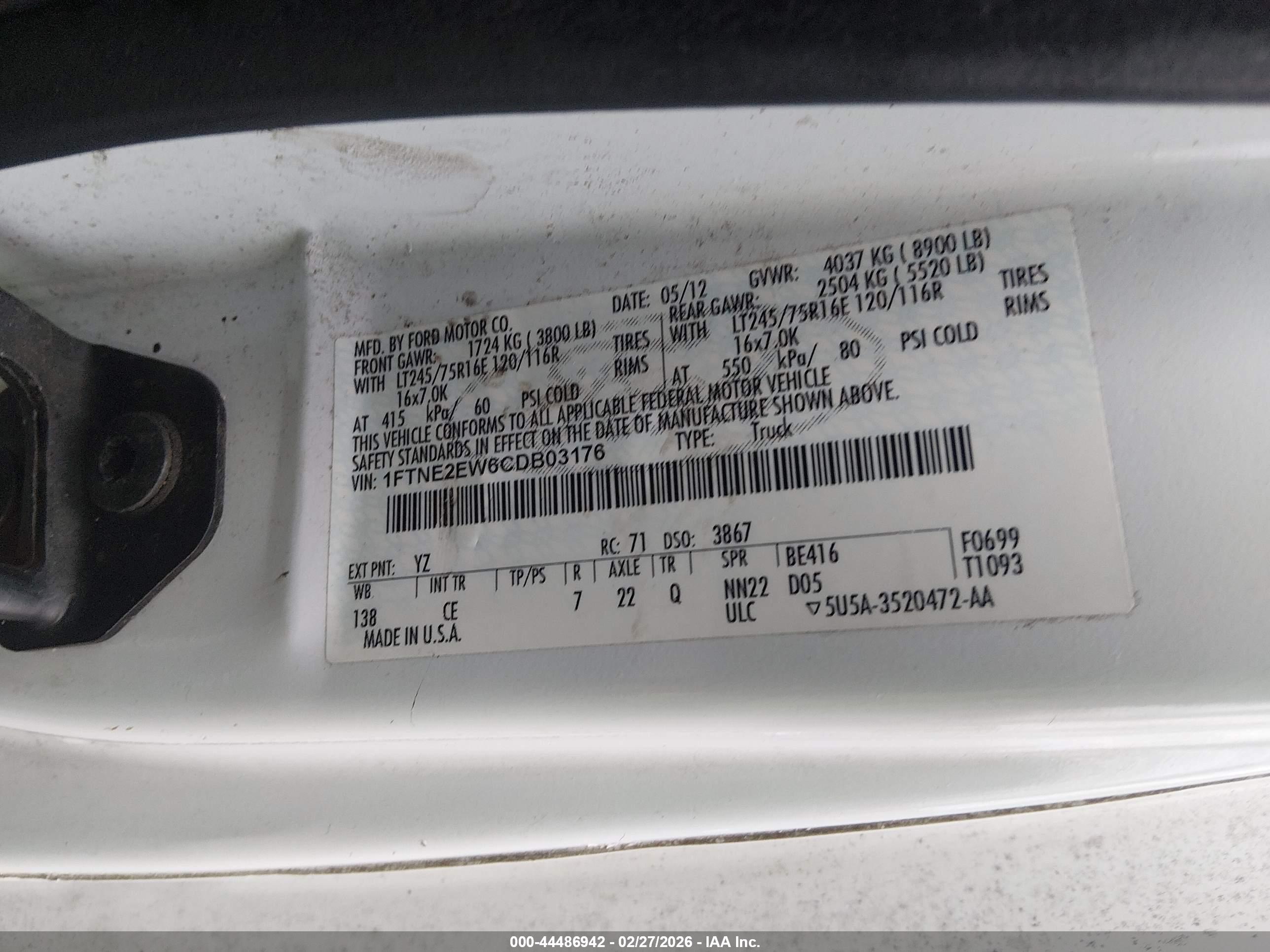 FORD E-250 image 9