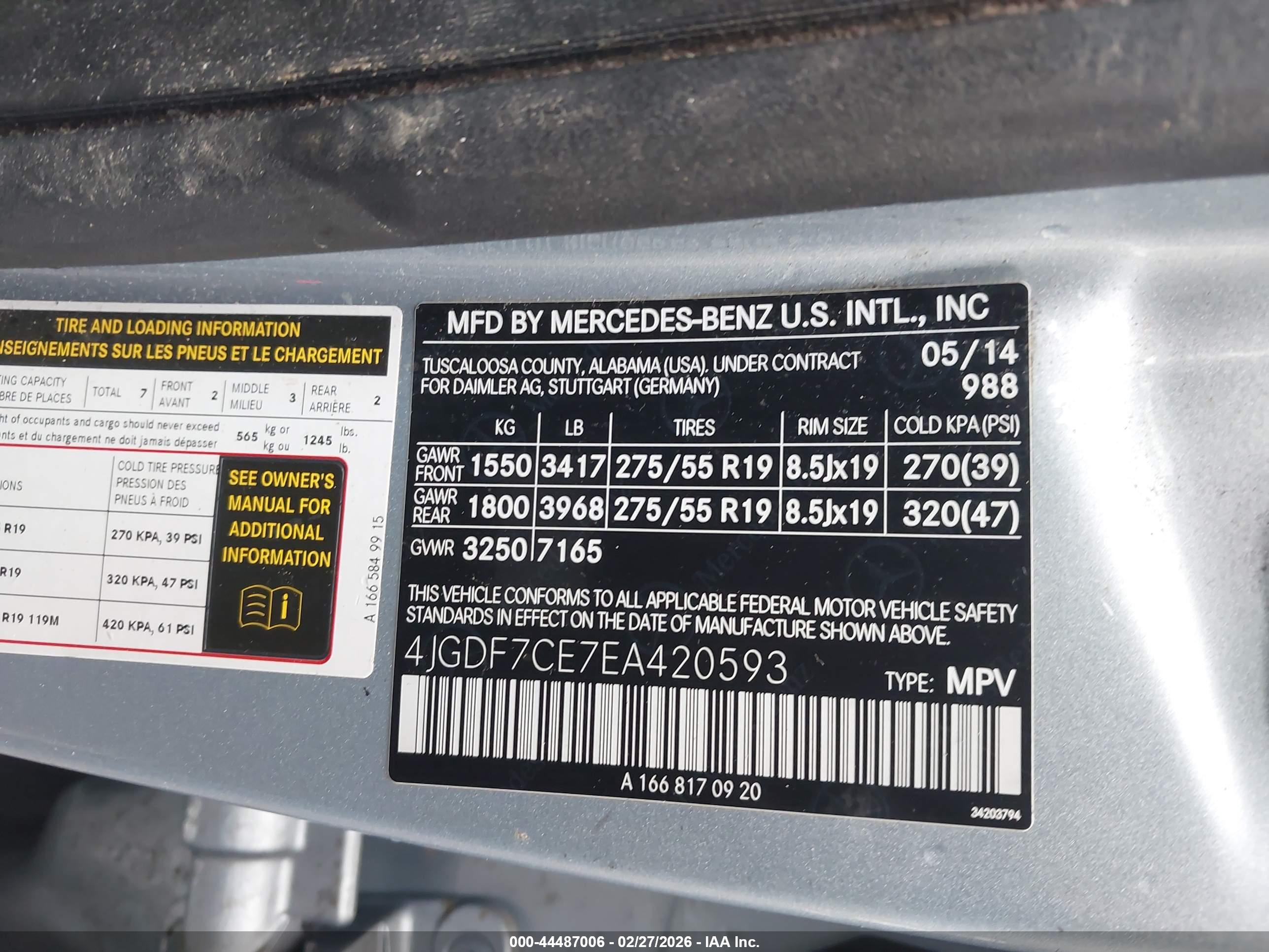 MERCEDES-BENZ GL image 9