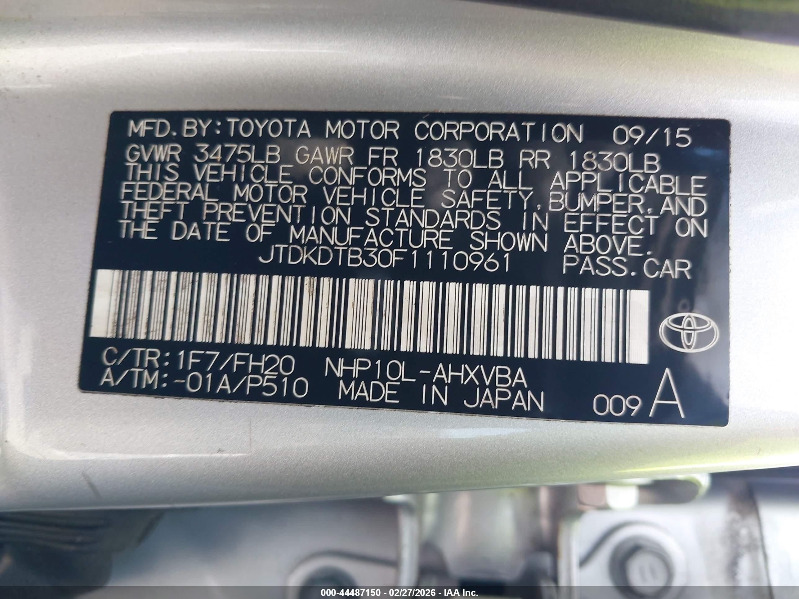 TOYOTA PRIUS image 9