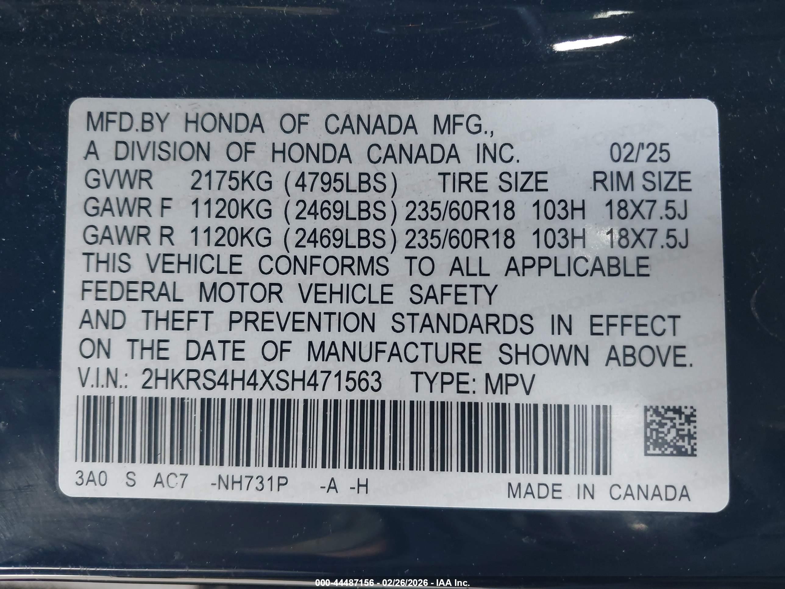 HONDA CR-V image 9