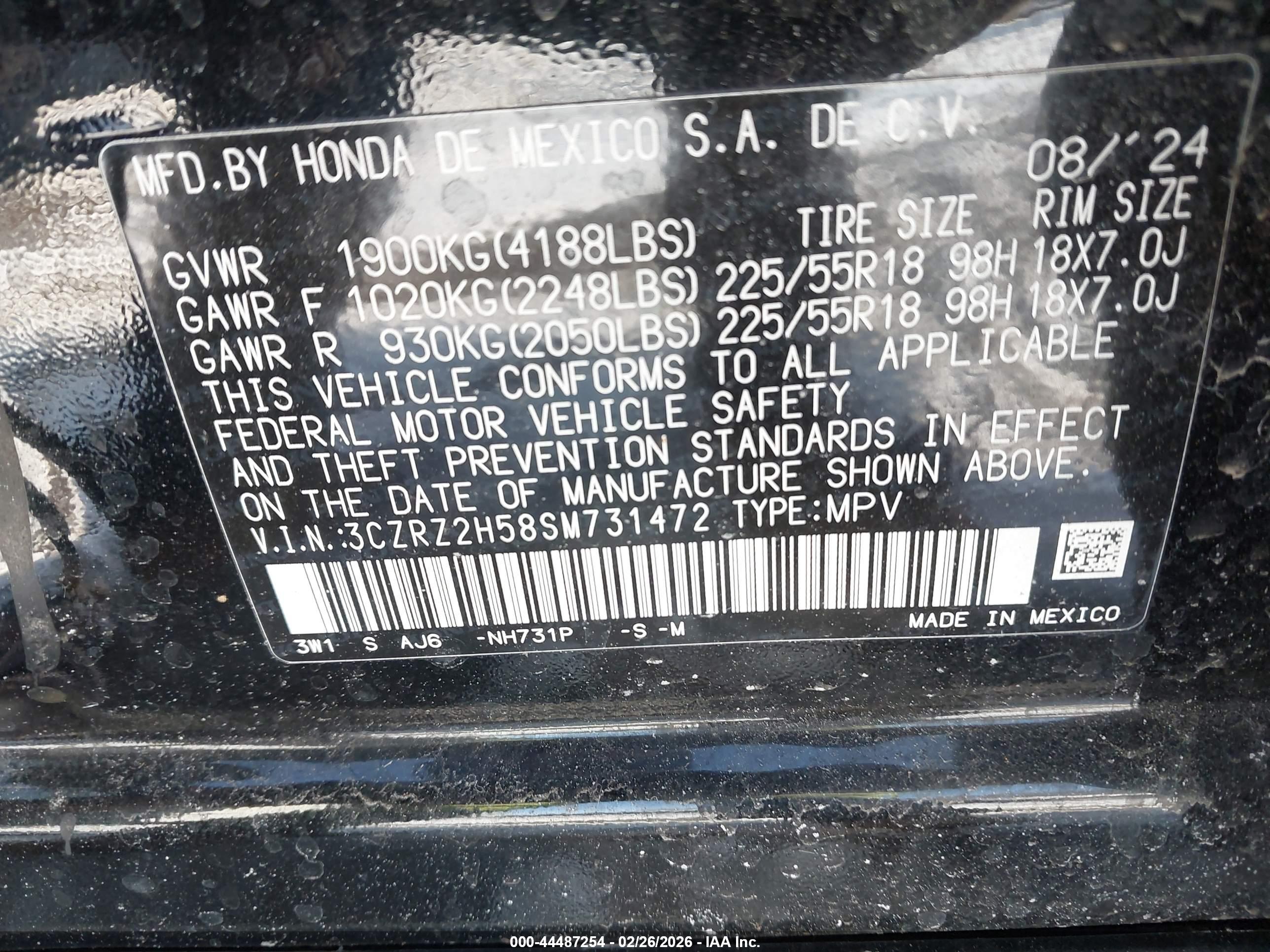 HONDA HR-V image 9