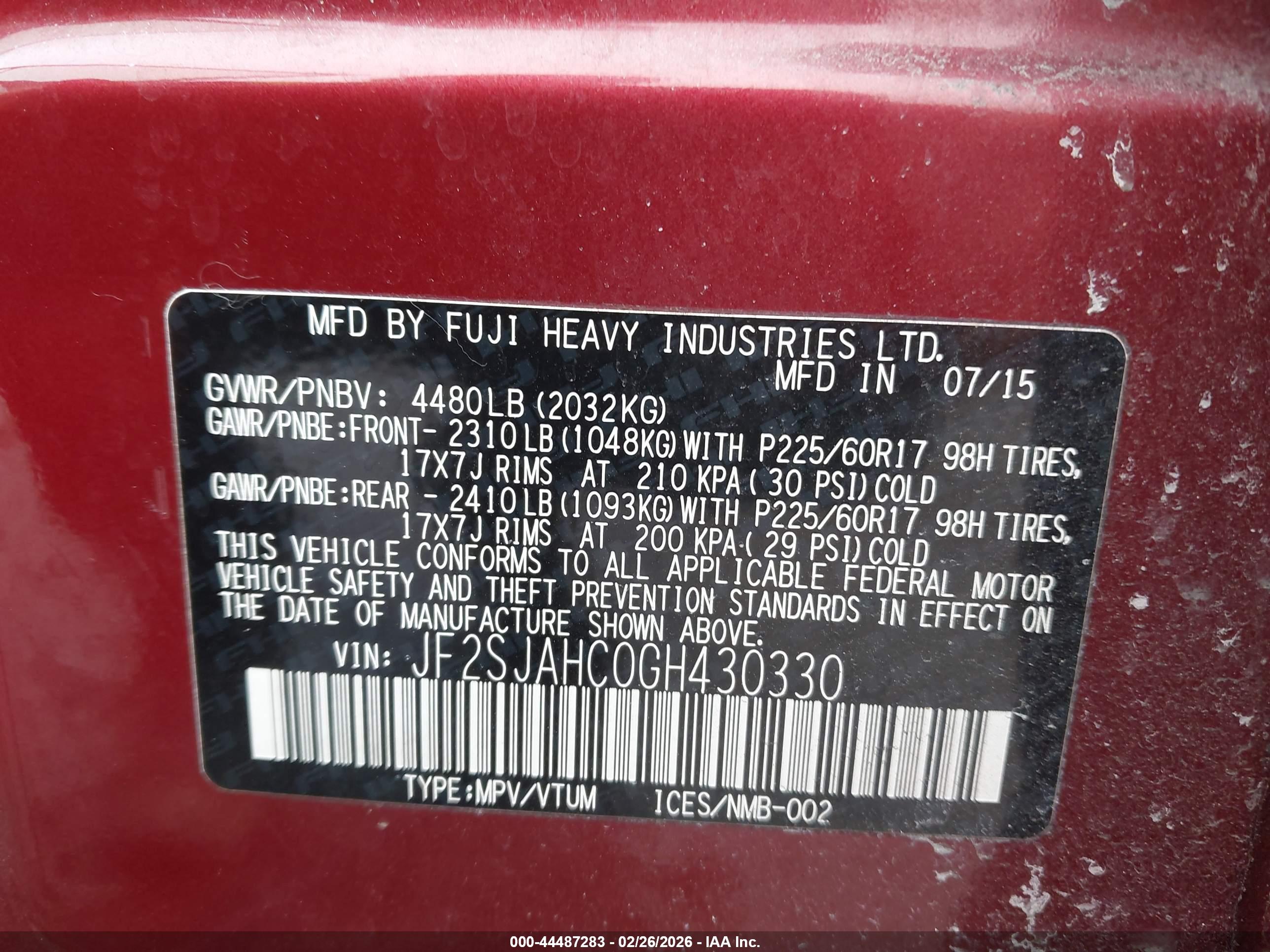 SUBARU FORESTER image 9