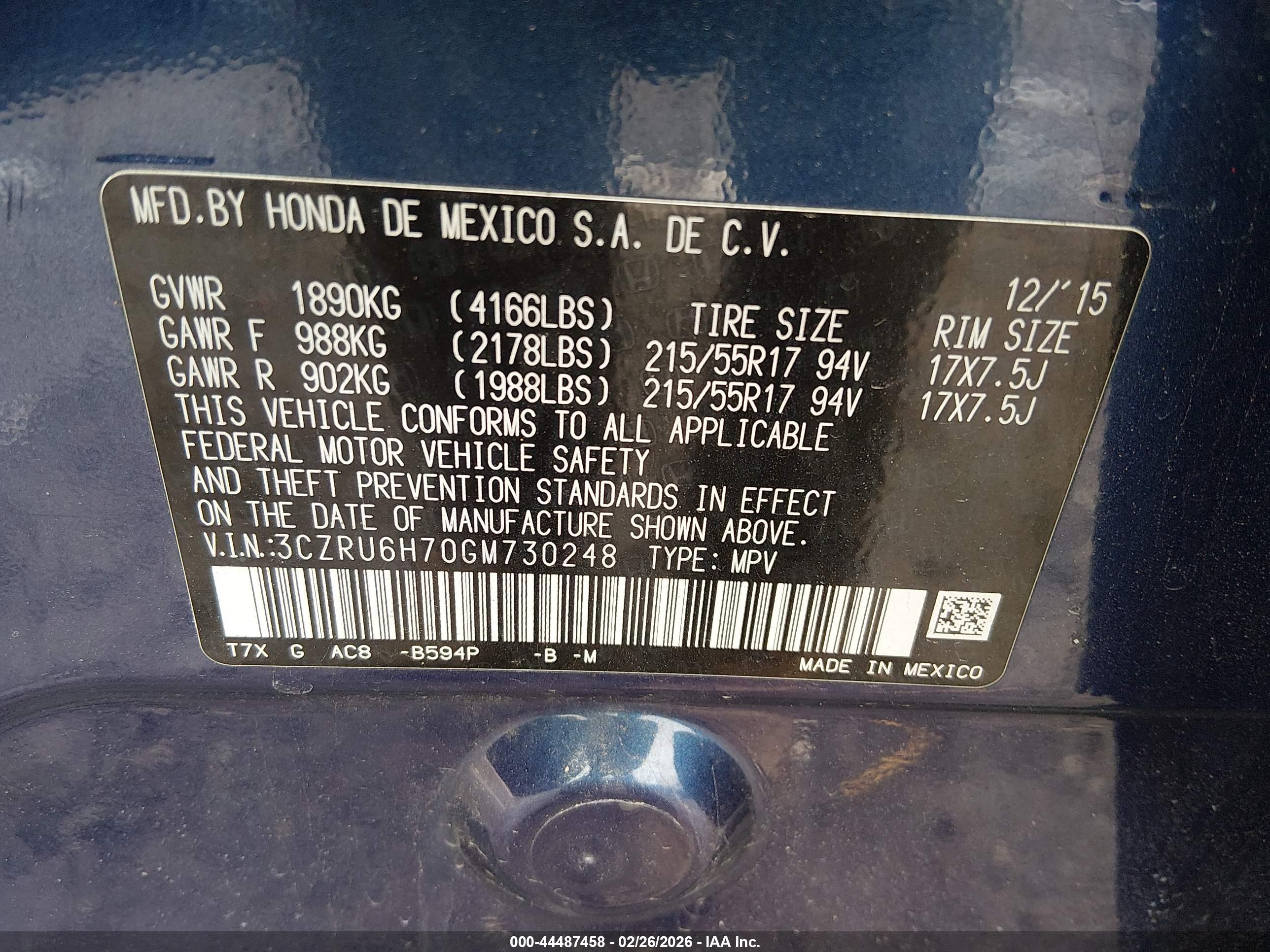 HONDA HR-V image 9