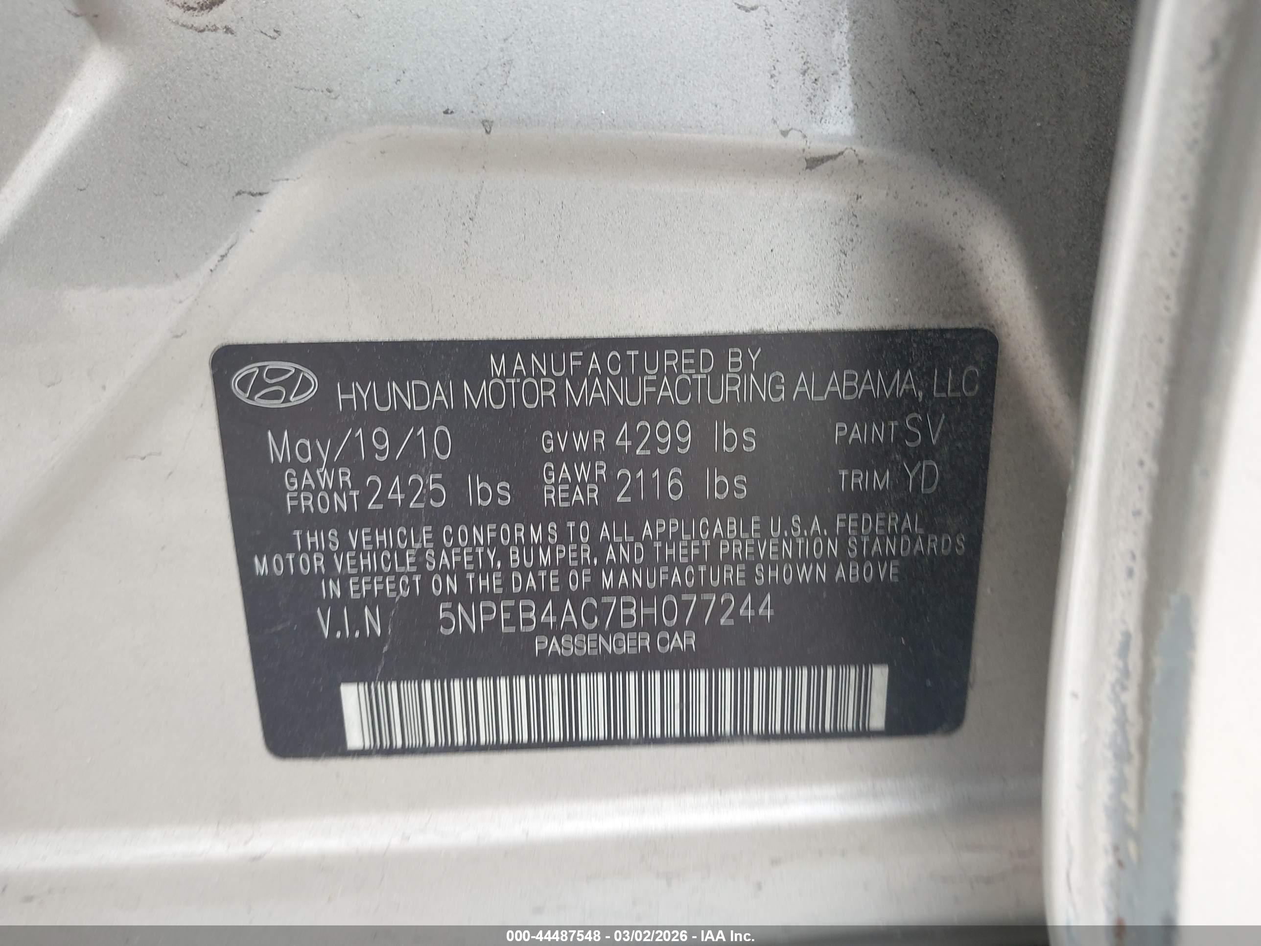 HYUNDAI SONATA image 9