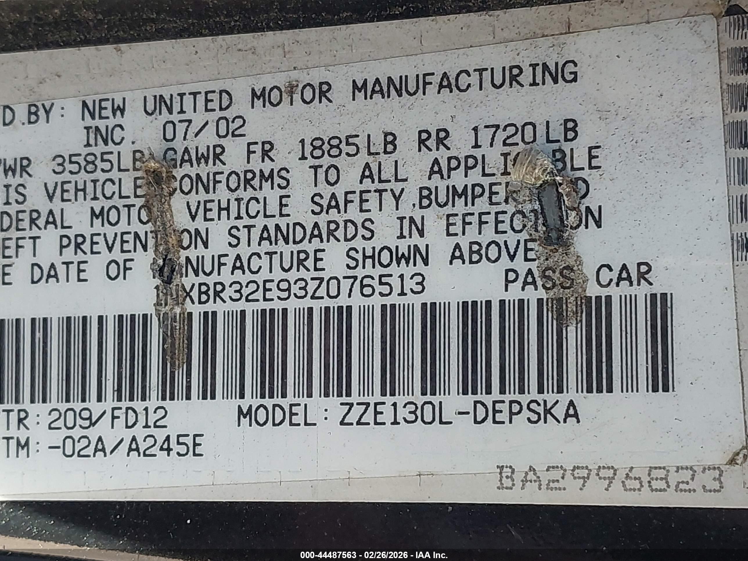 TOYOTA COROLLA image 9