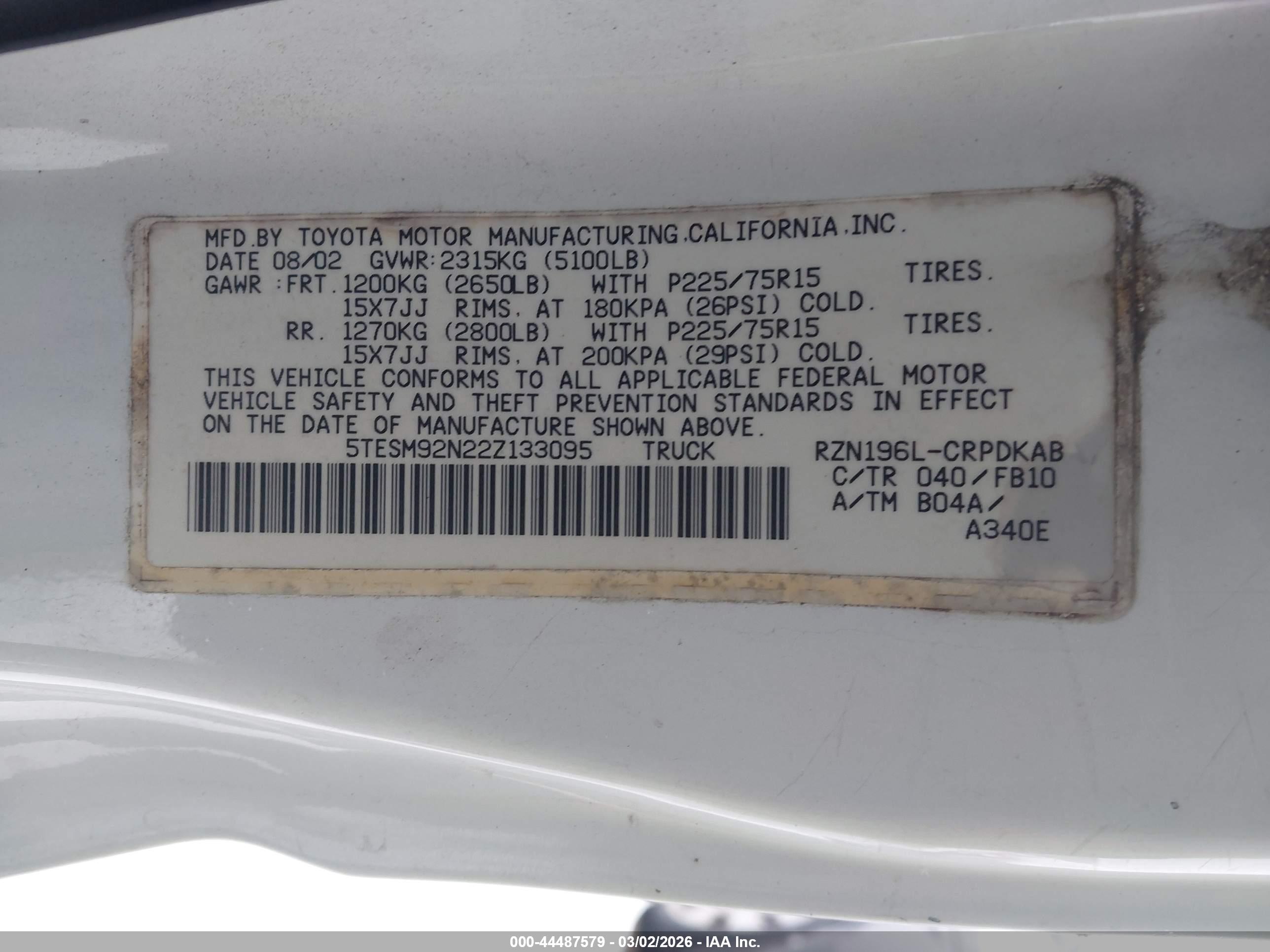 TOYOTA TACOMA image 9