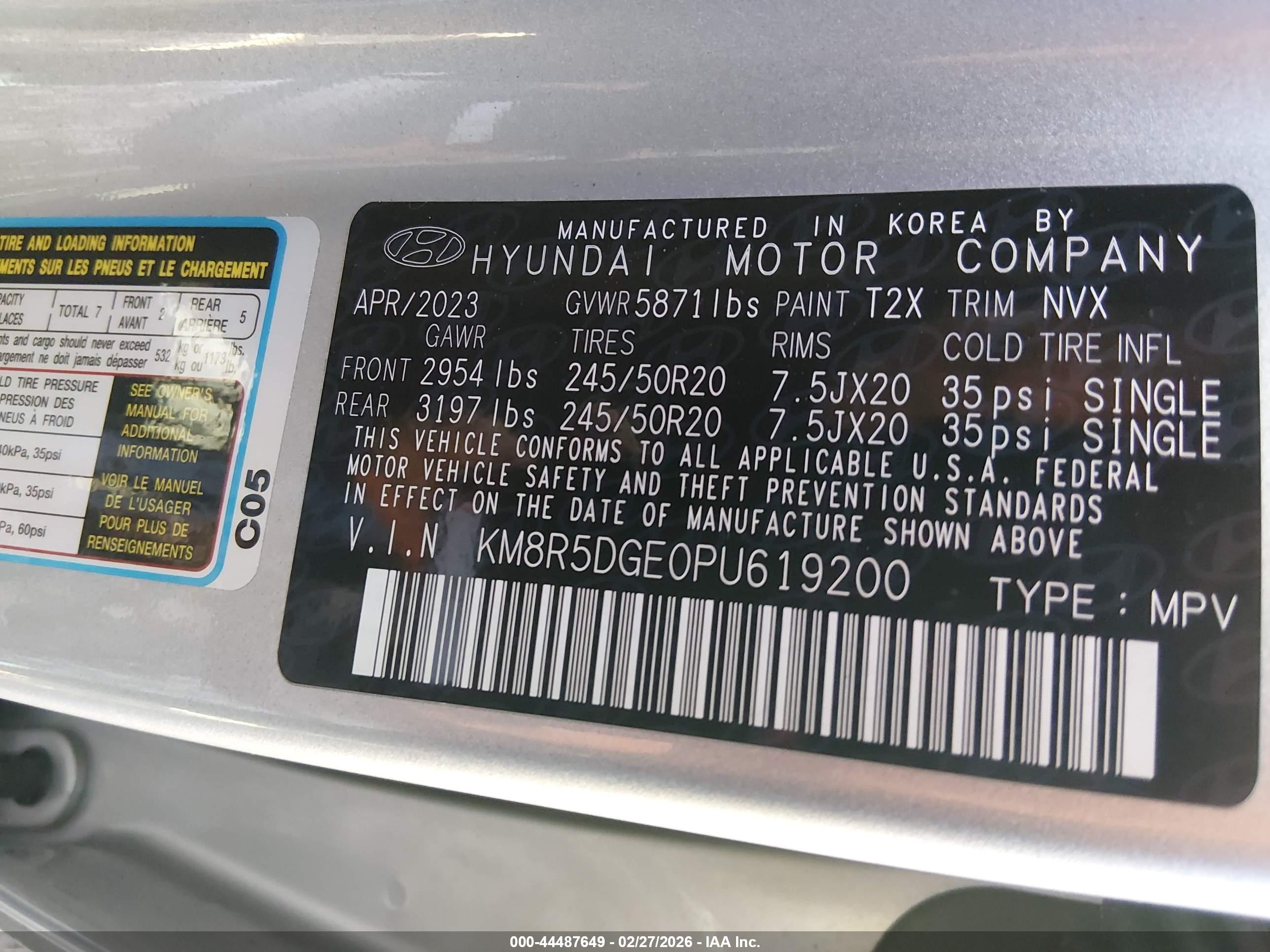 HYUNDAI PALISADE image 9
