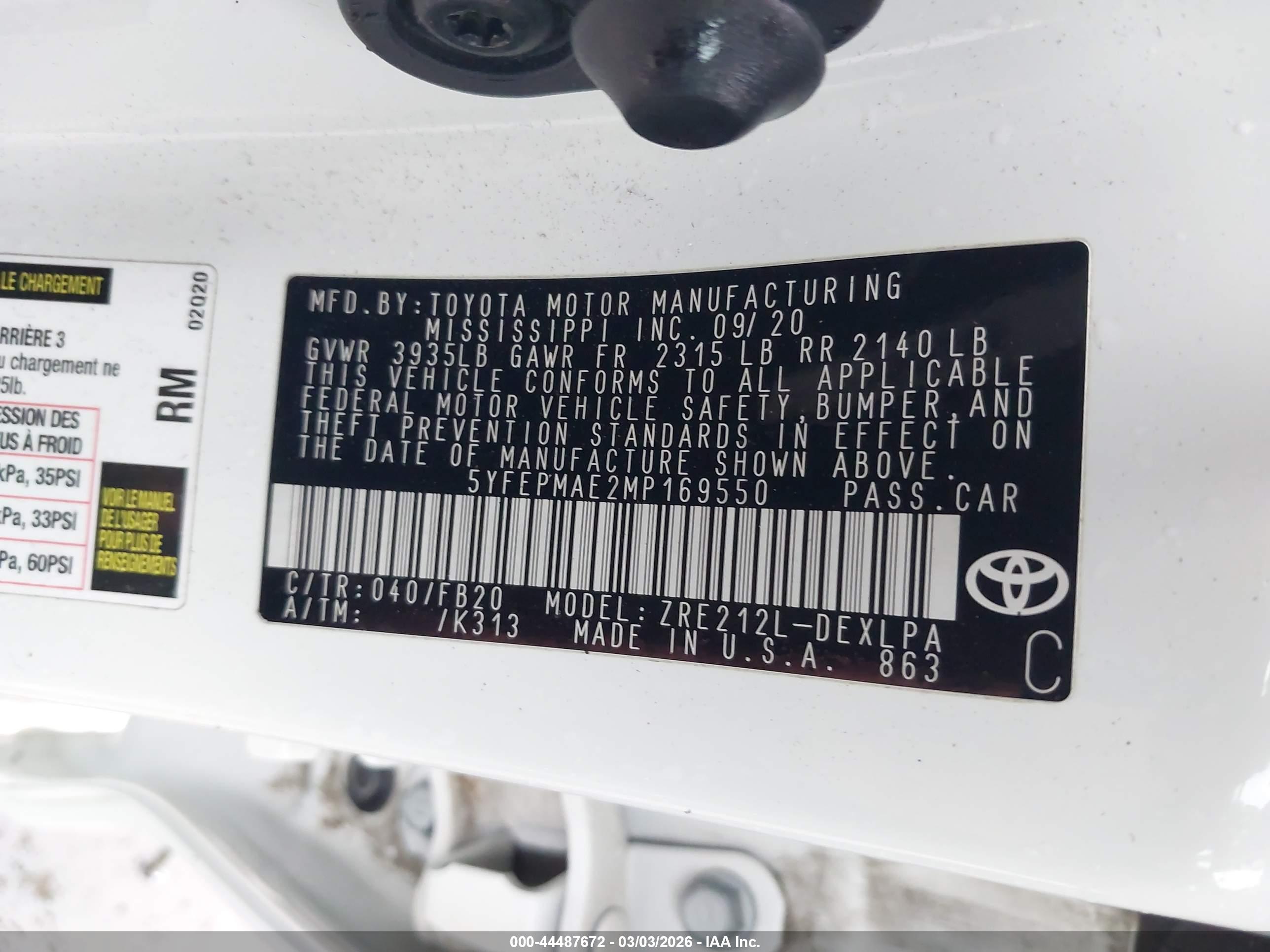 TOYOTA COROLLA image 9