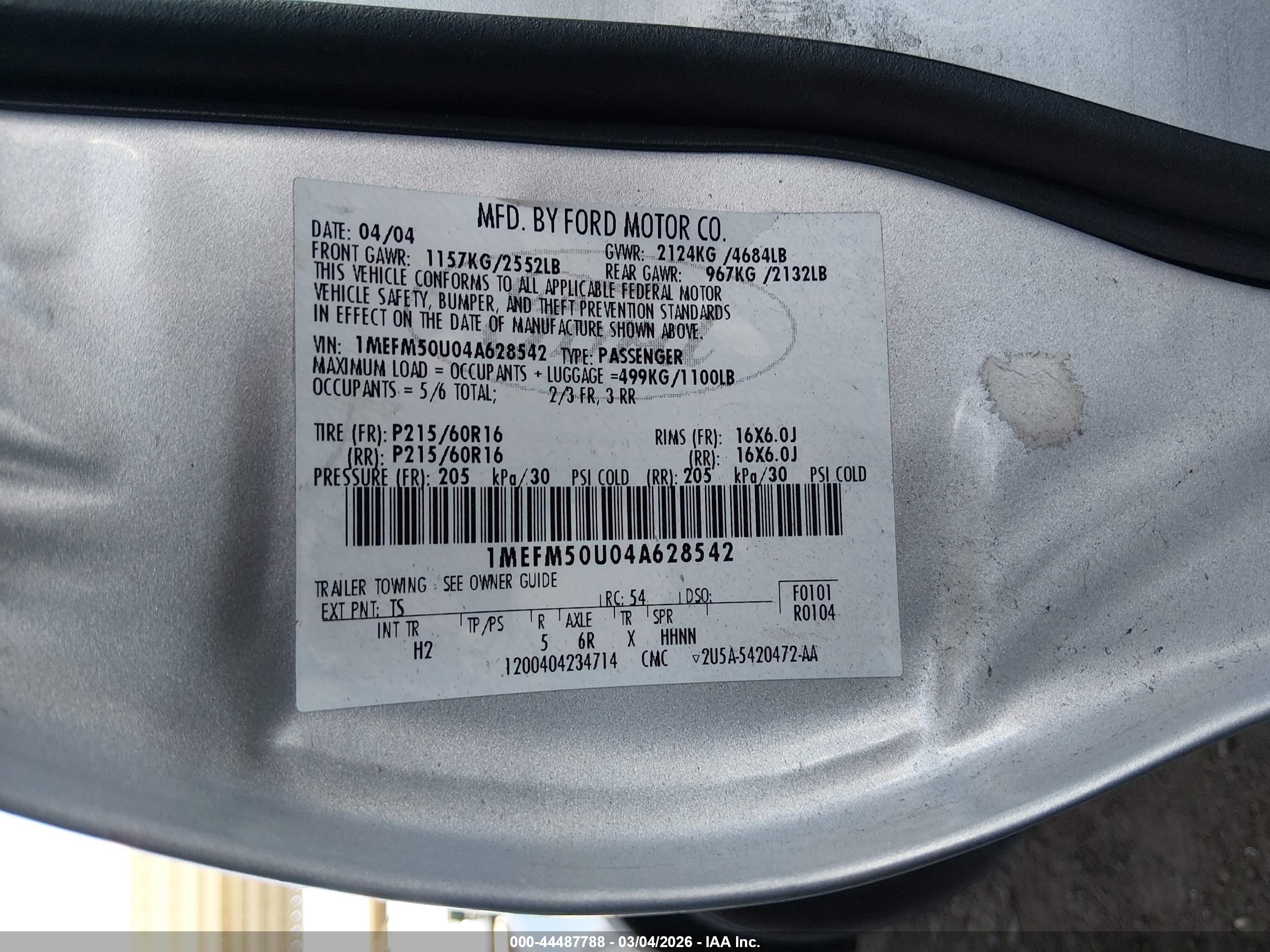 MERCURY SABLE image 9