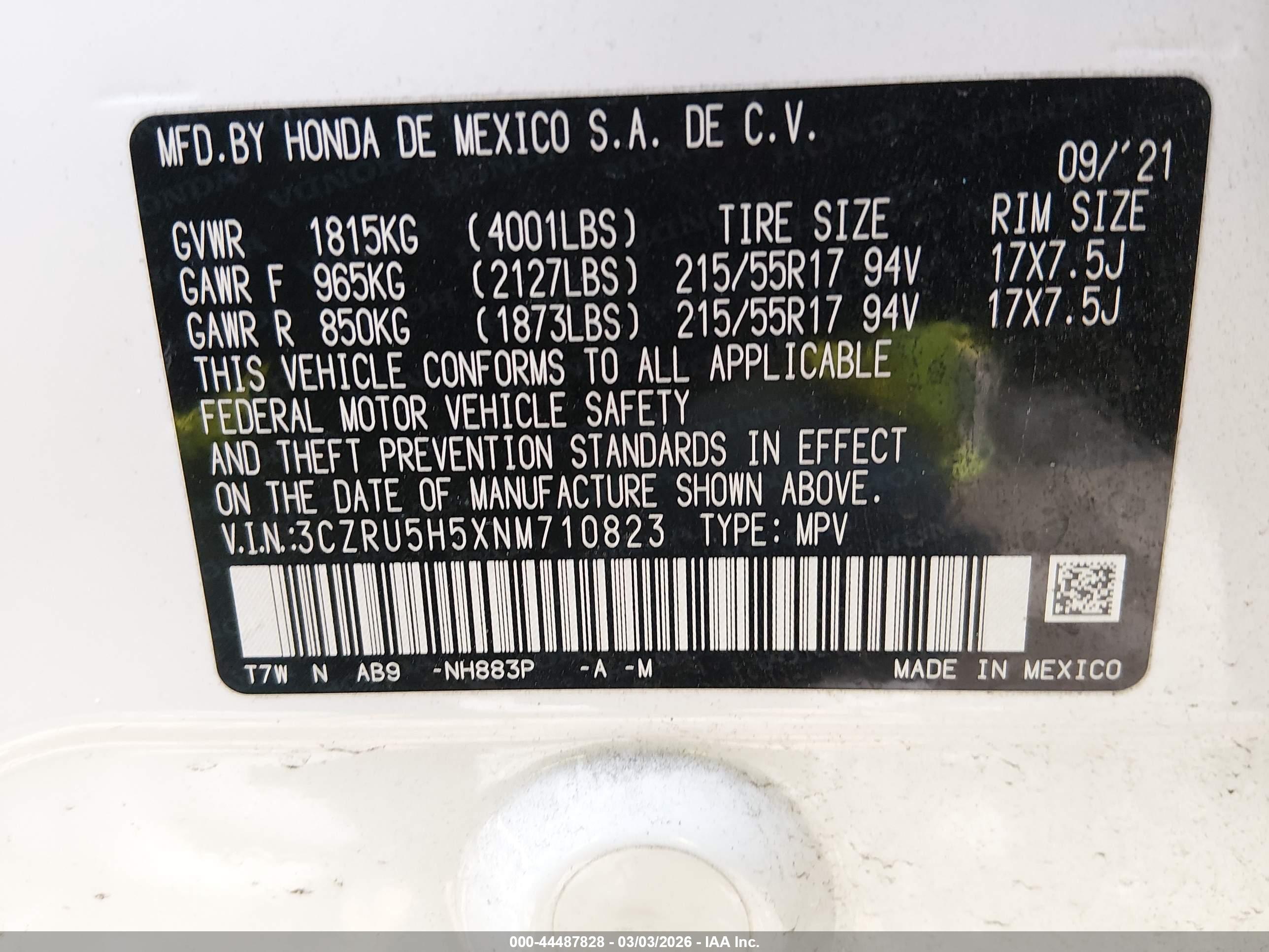 HONDA HR-V image 9