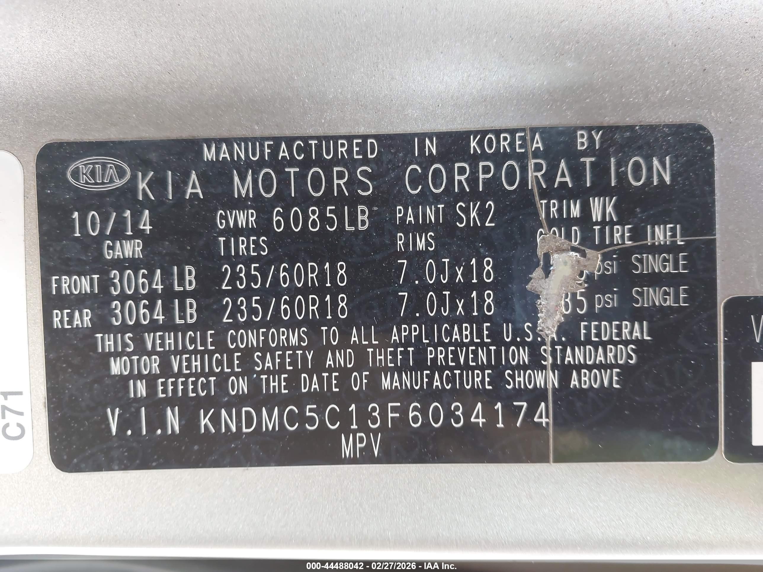 KIA SEDONA image 9