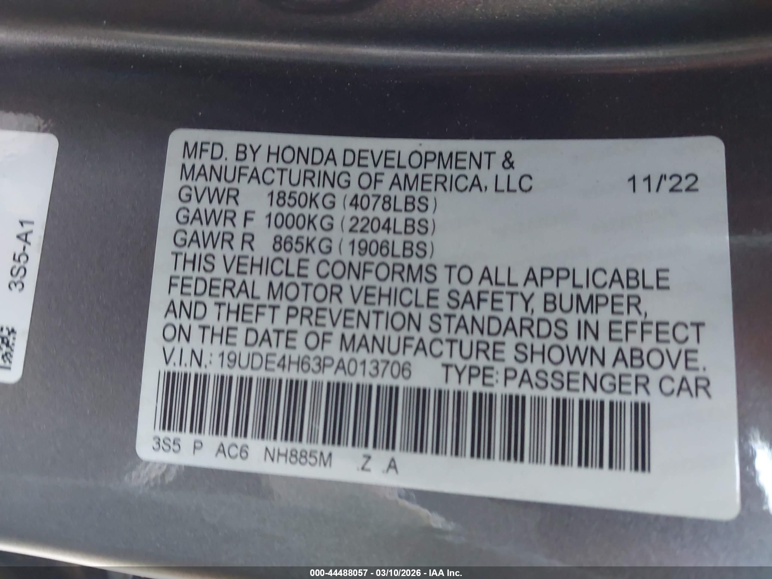 ACURA INTEGRA image 9