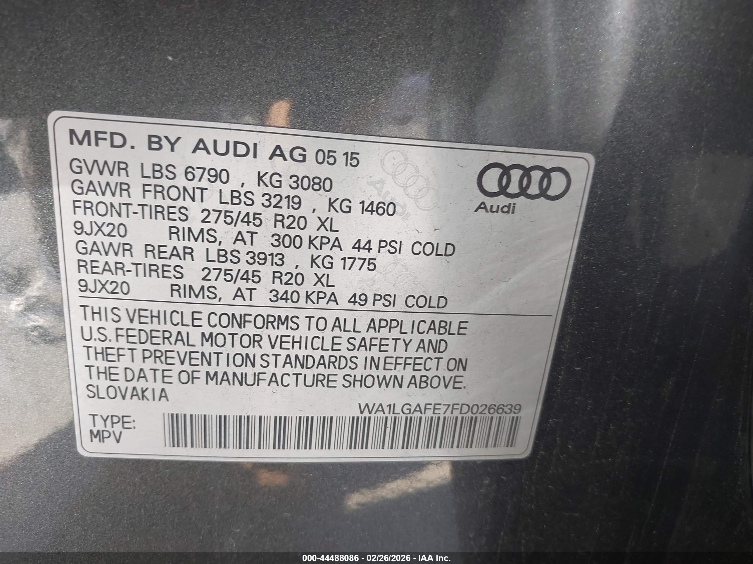 AUDI Q7 image 9