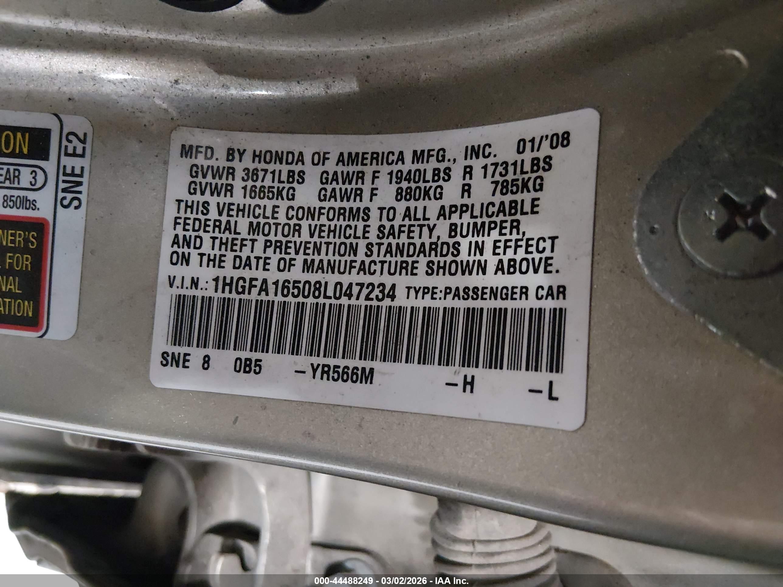 HONDA CIVIC image 9