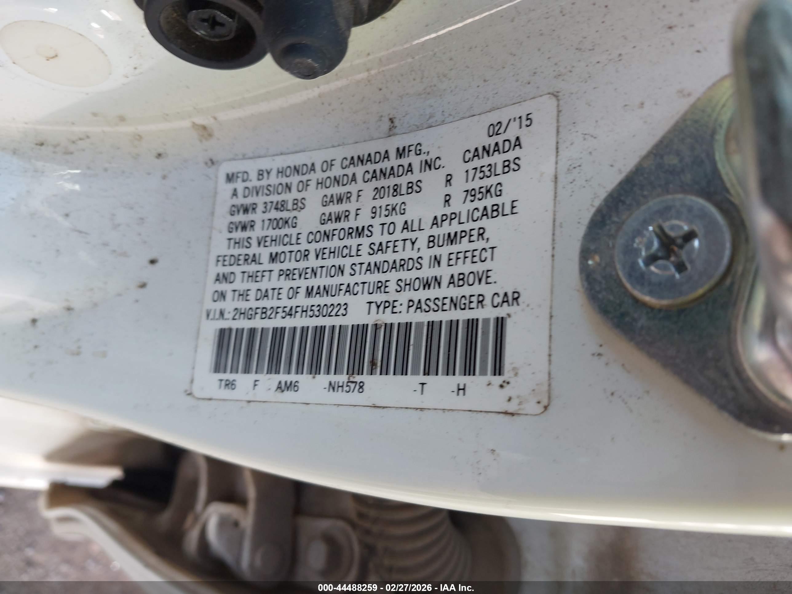 HONDA CIVIC image 9