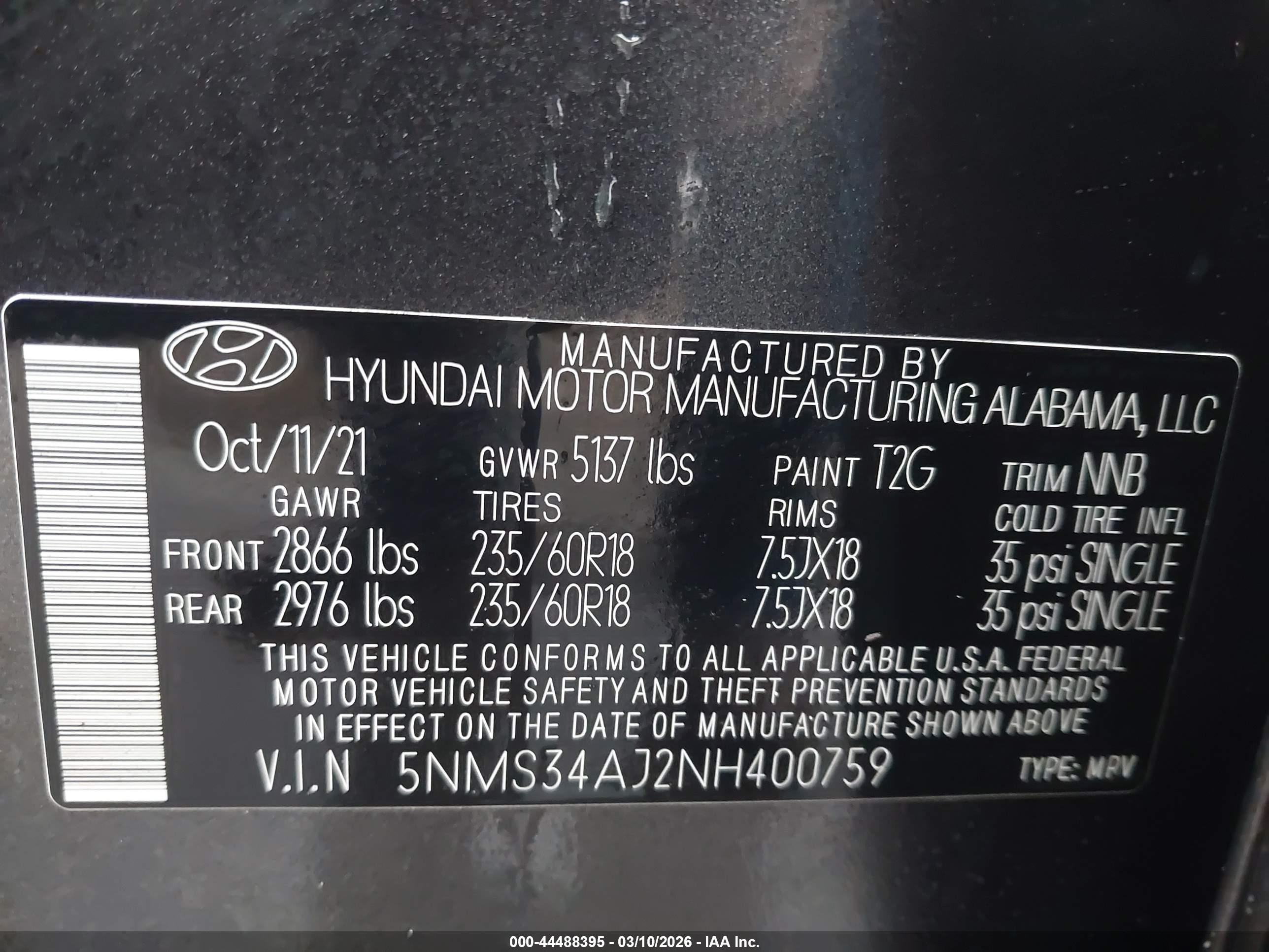 HYUNDAI SANTA image 9