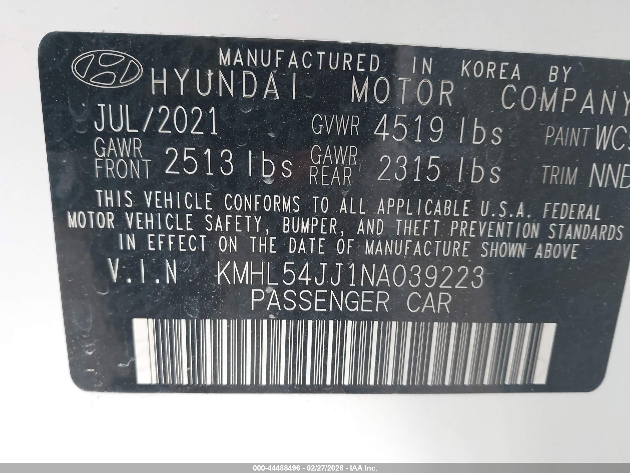HYUNDAI SONATA image 9