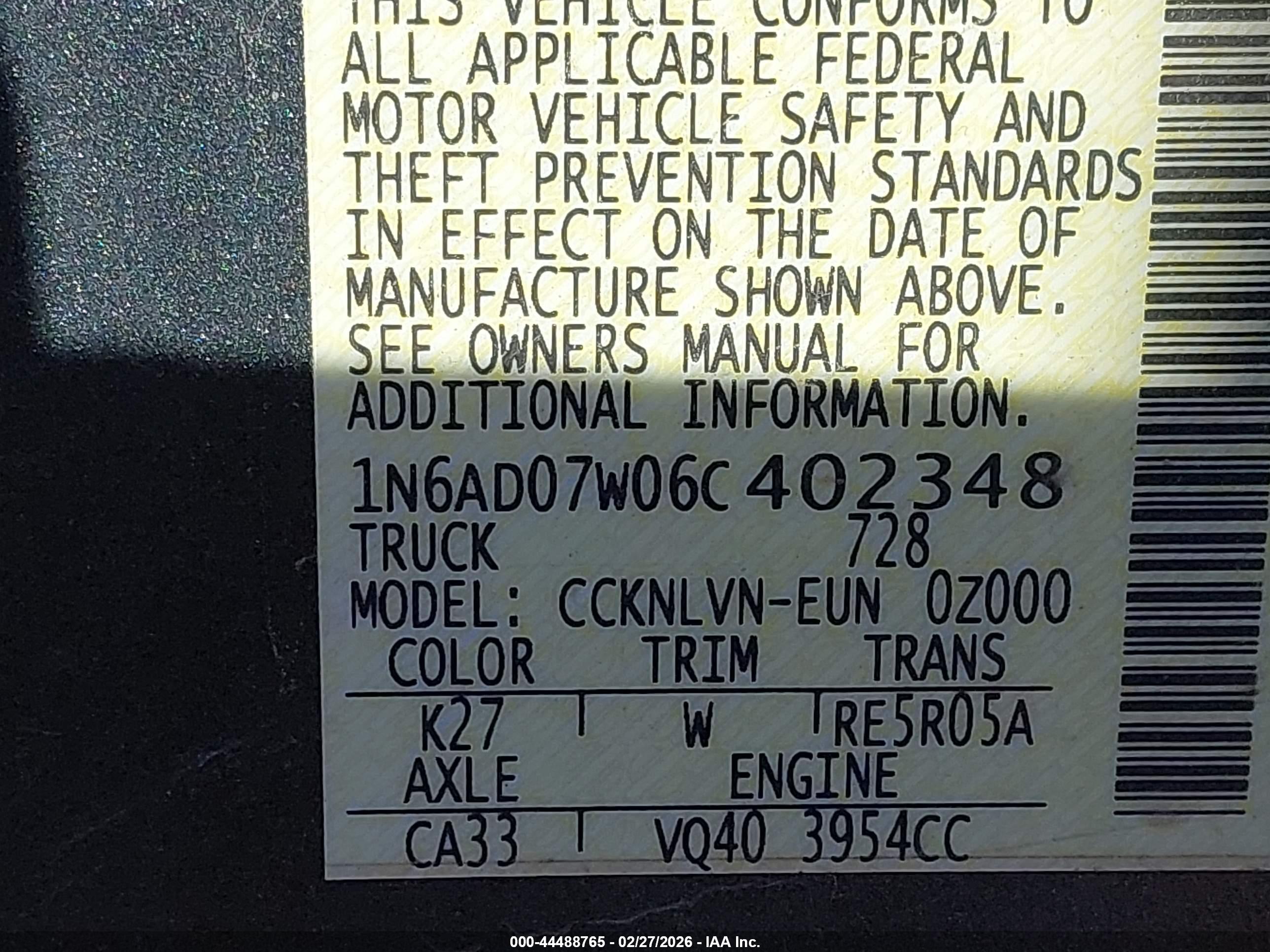 NISSAN FRONTIER image 9