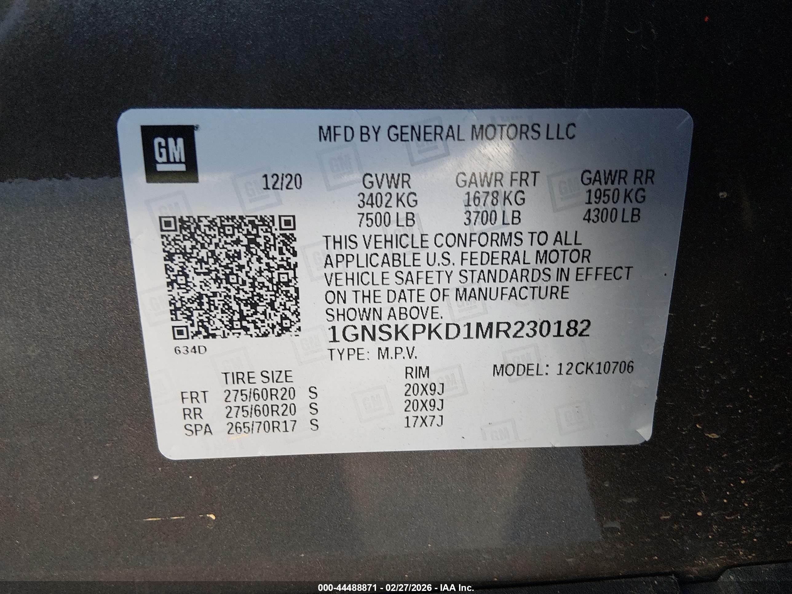 CHEVROLET TAHOE image 9