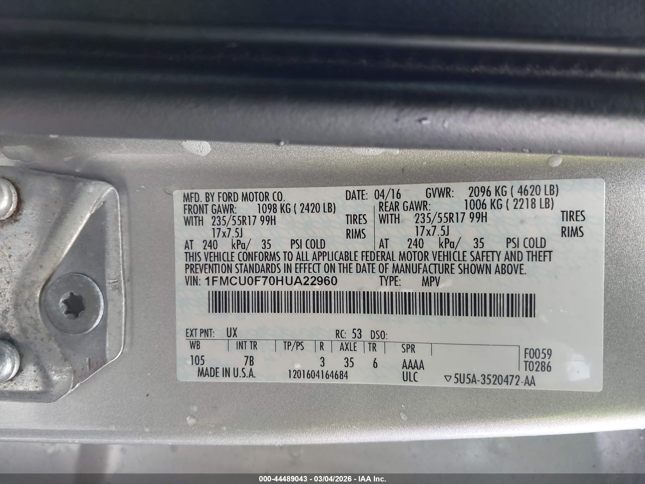 FORD ESCAPE image 9