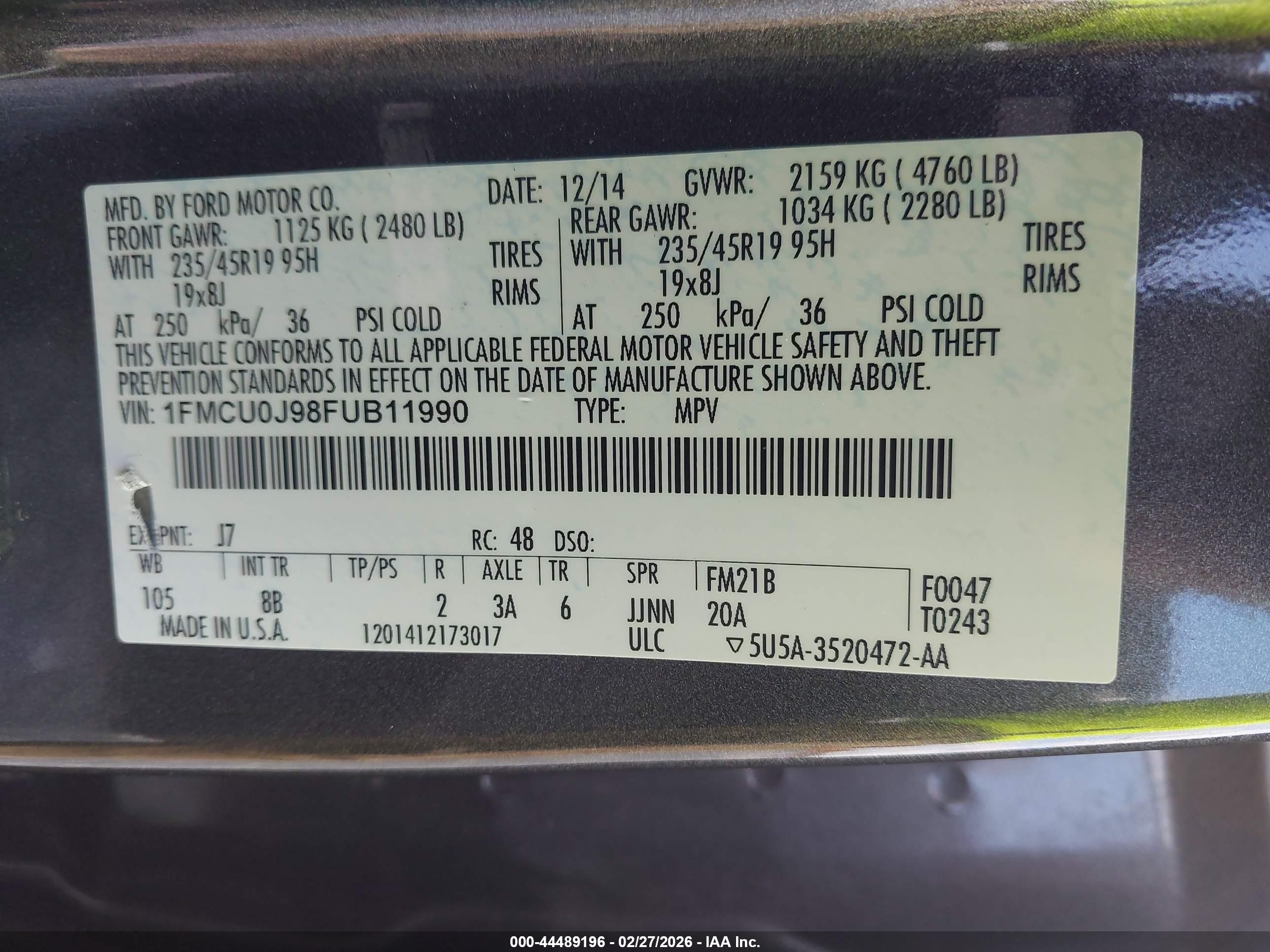 FORD ESCAPE image 9