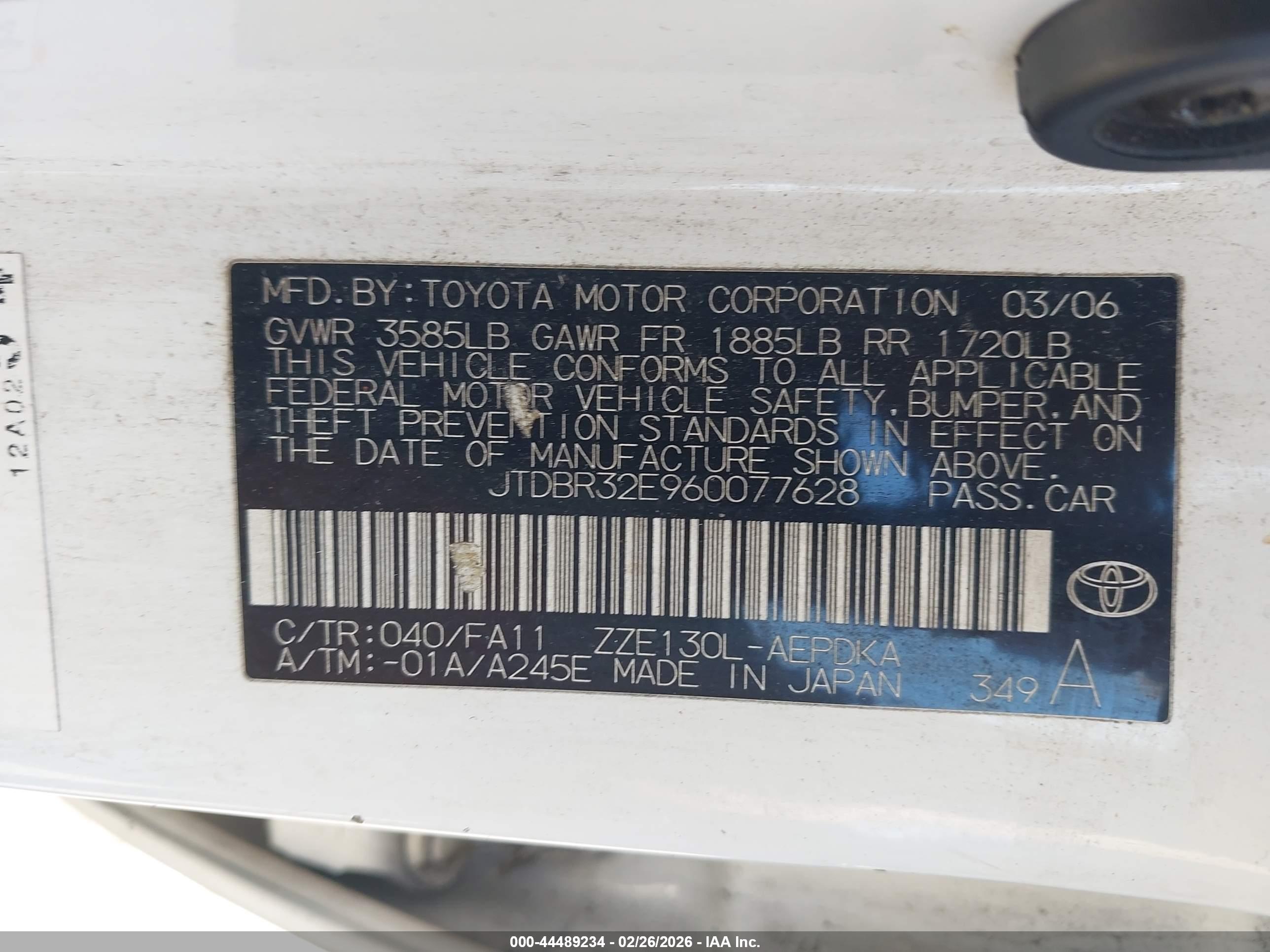 TOYOTA COROLLA image 9