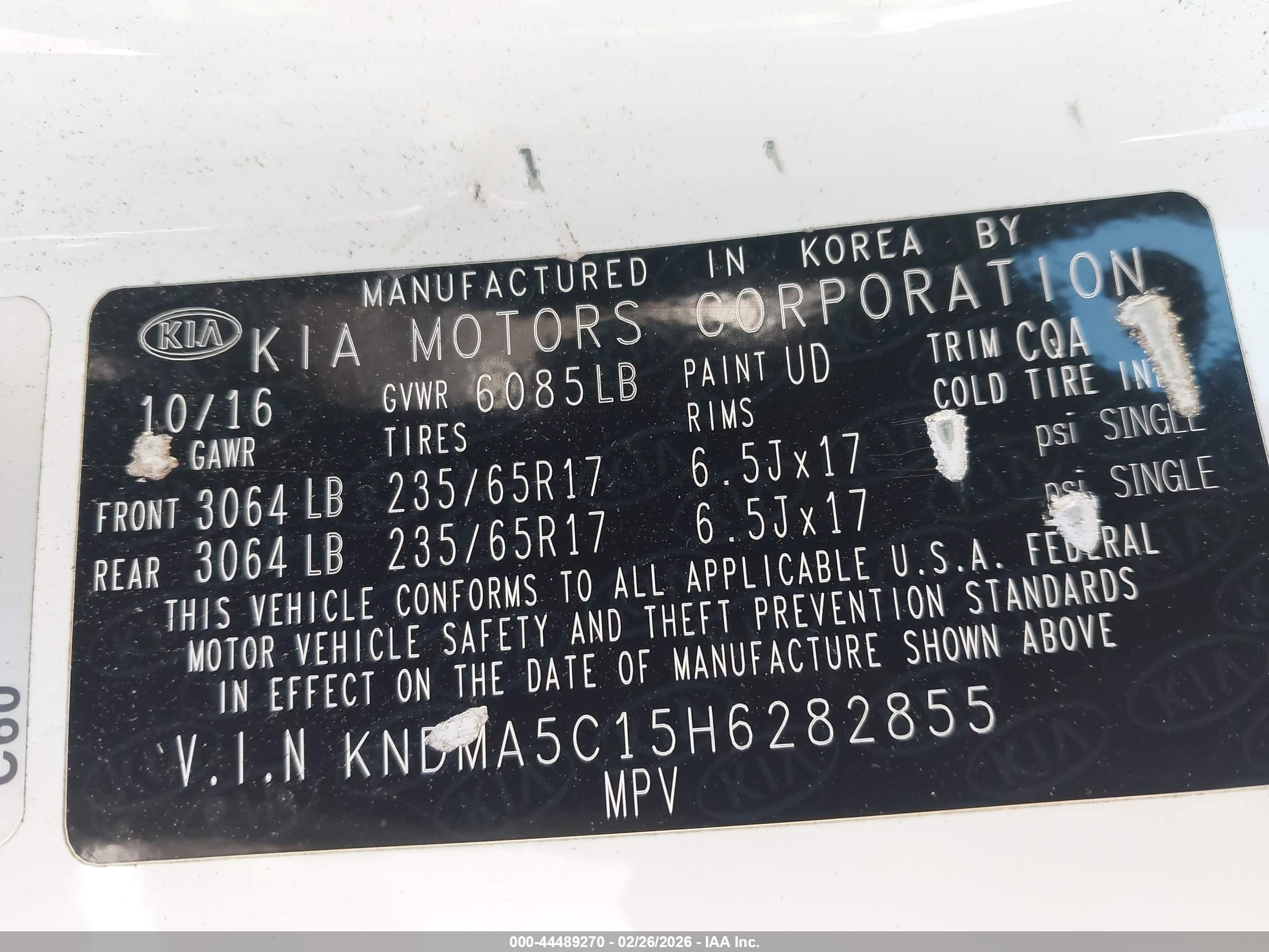 KIA SEDONA image 9