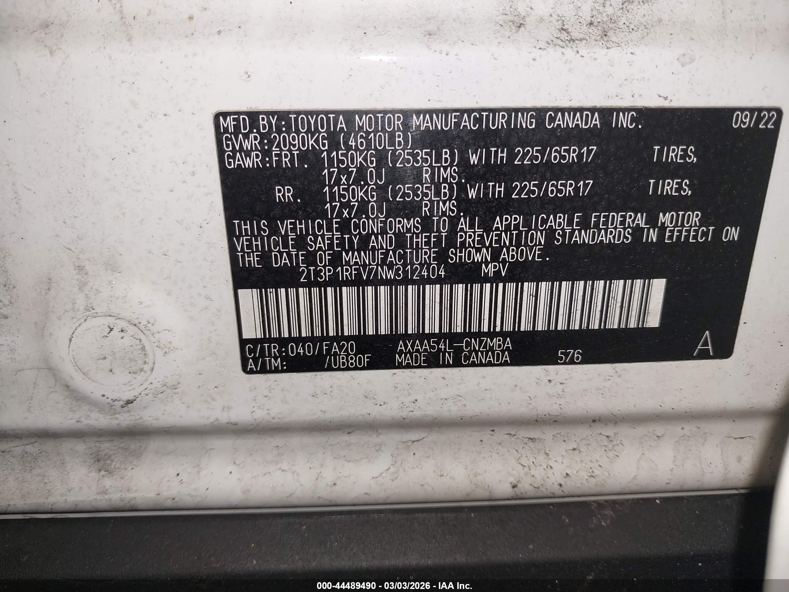 TOYOTA RAV4 image 9