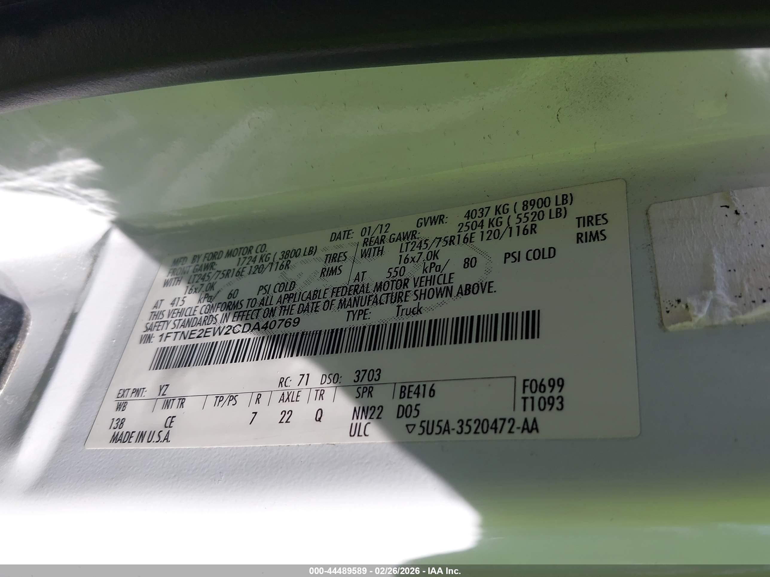 FORD E-250 image 9