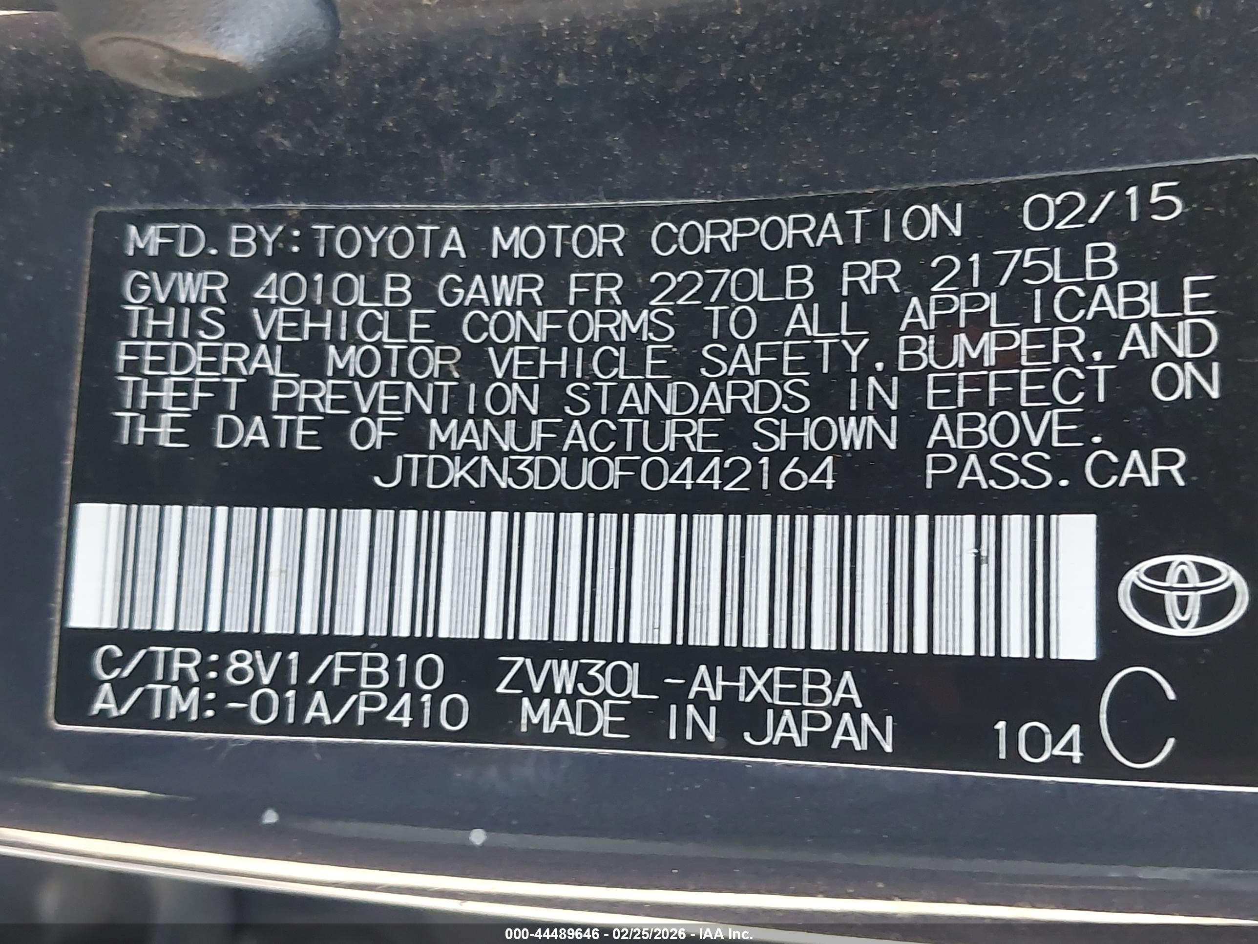 TOYOTA PRIUS image 9
