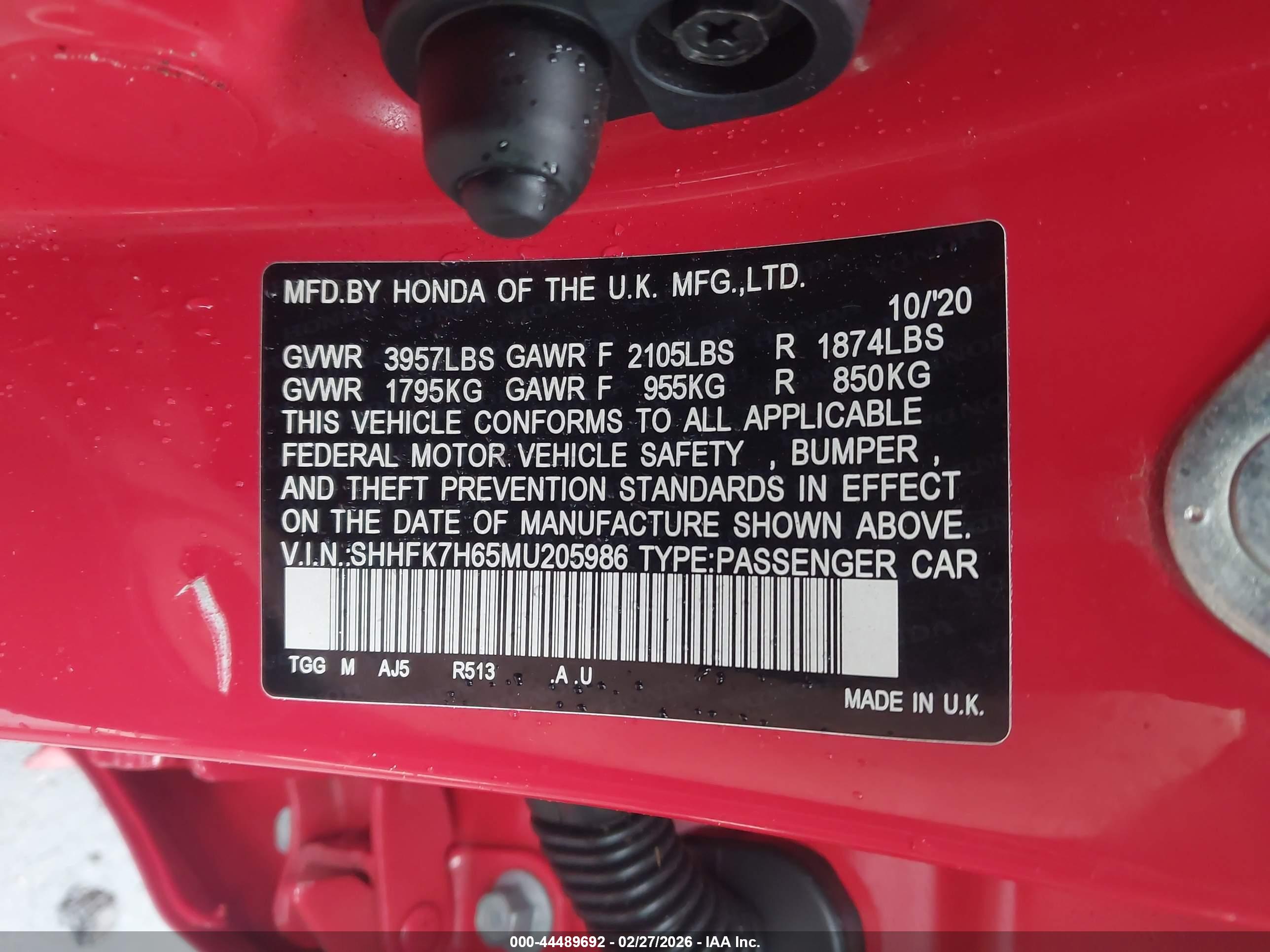 HONDA CIVIC image 9