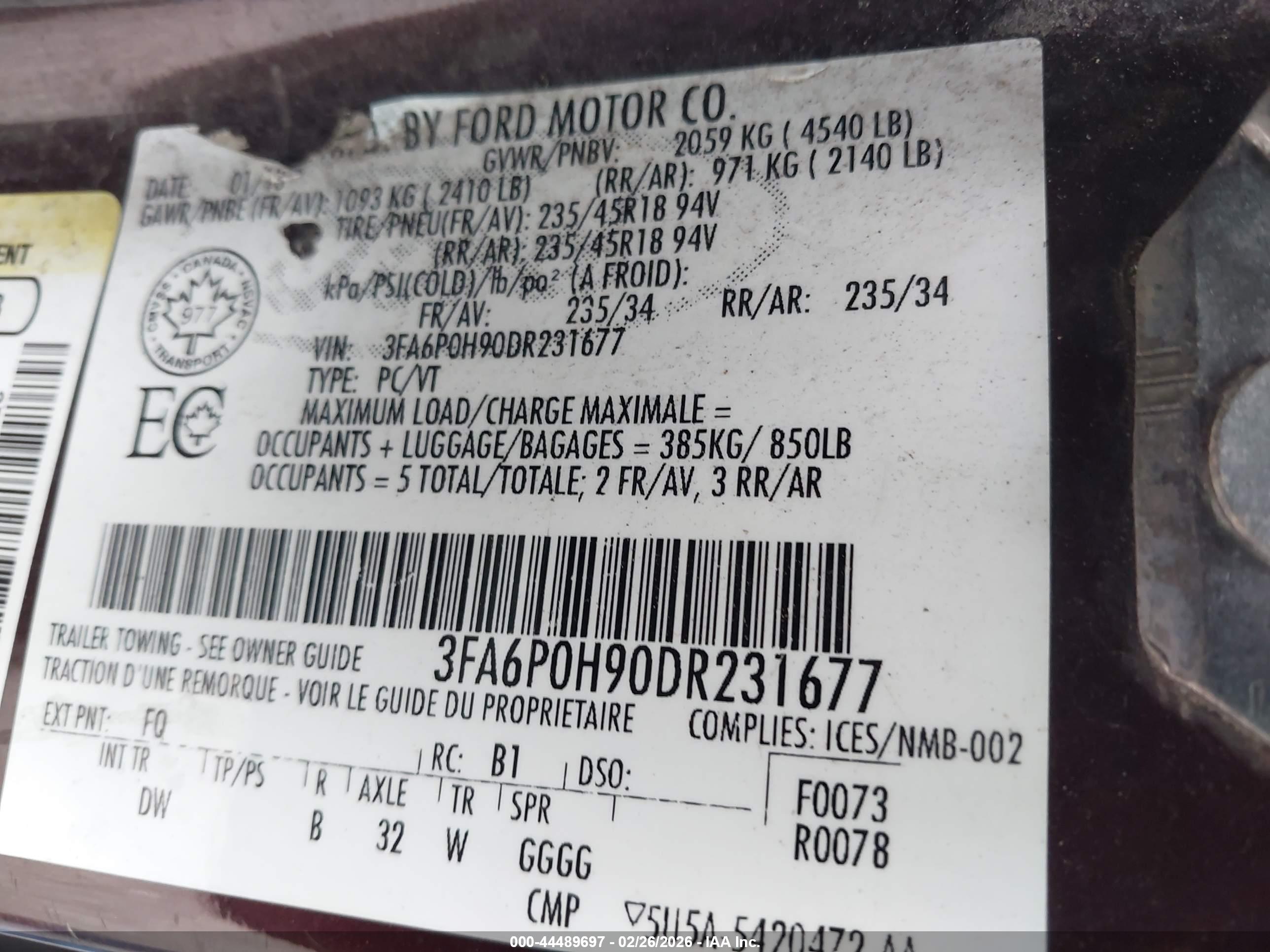 FORD FUSION image 9