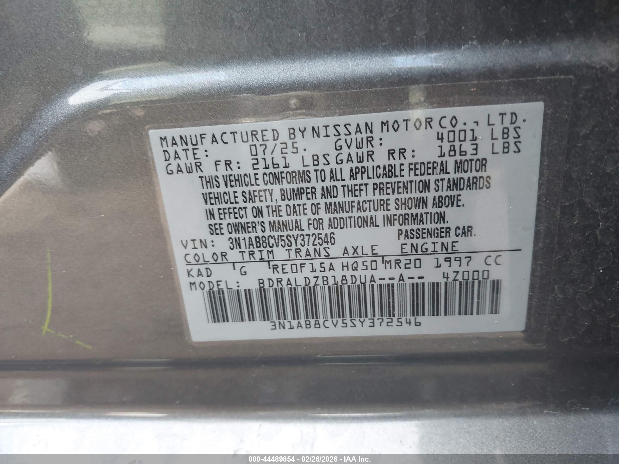 NISSAN SENTRA image 9