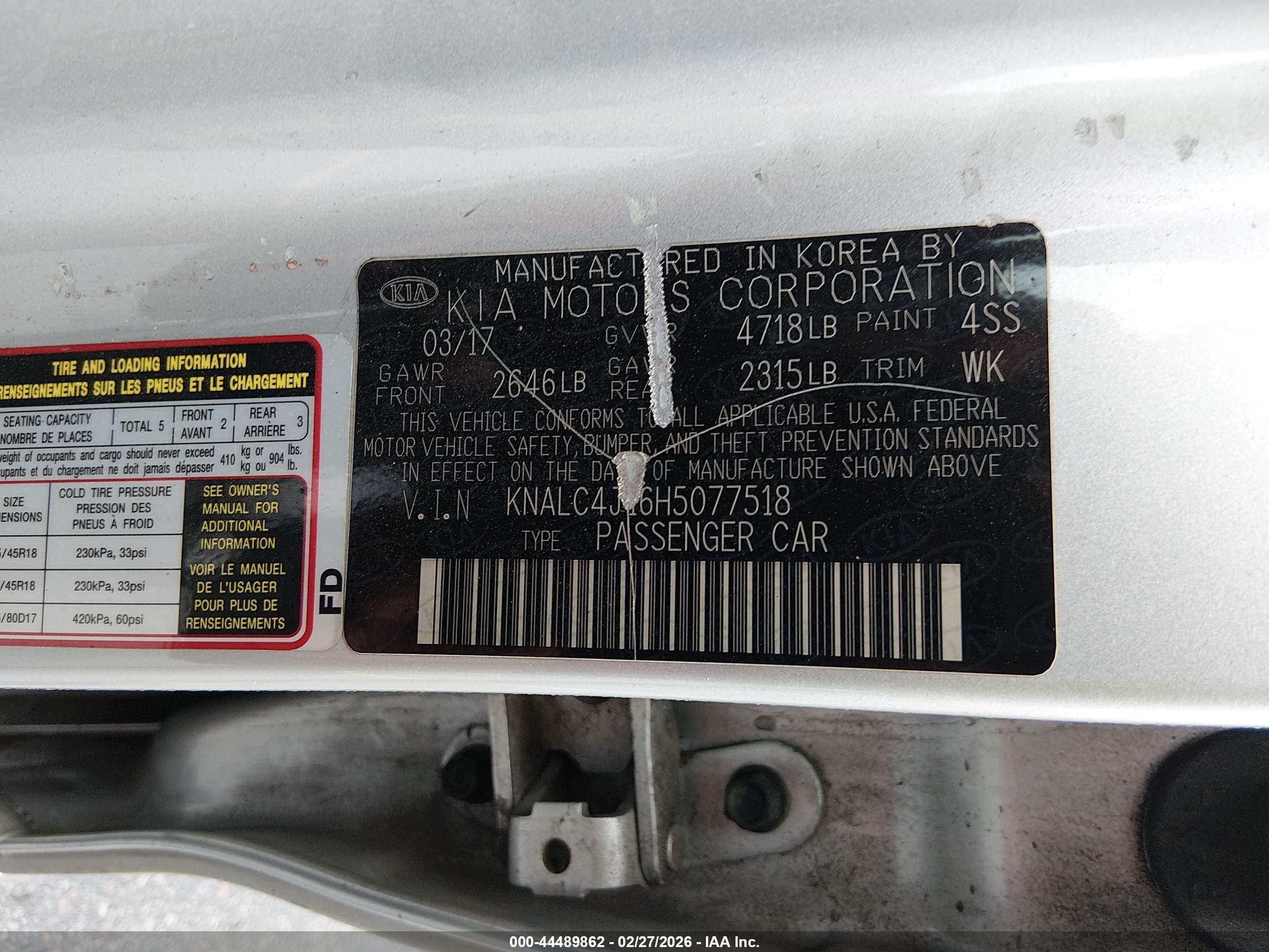 KIA CADENZA image 9