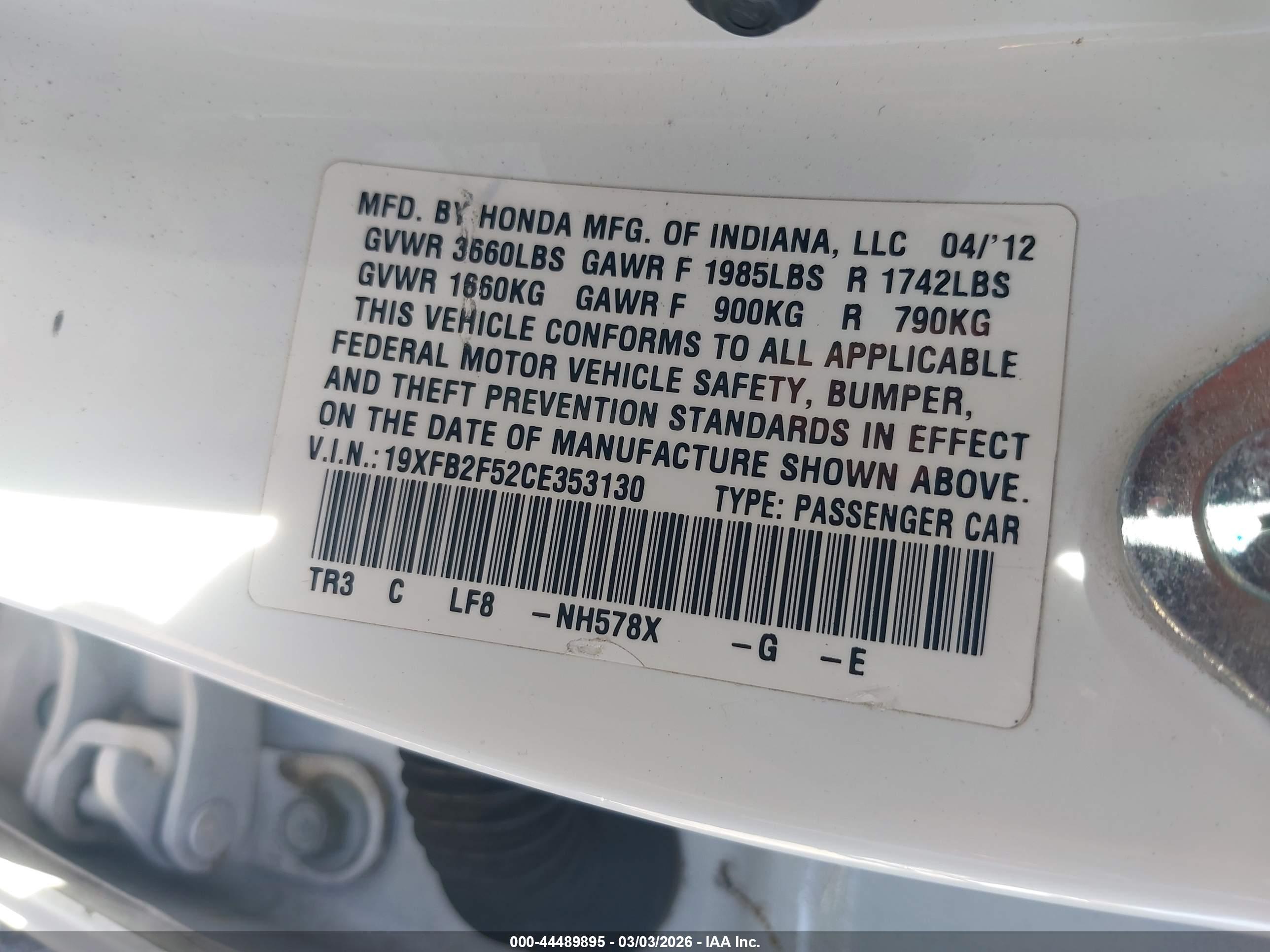 HONDA CIVIC image 9
