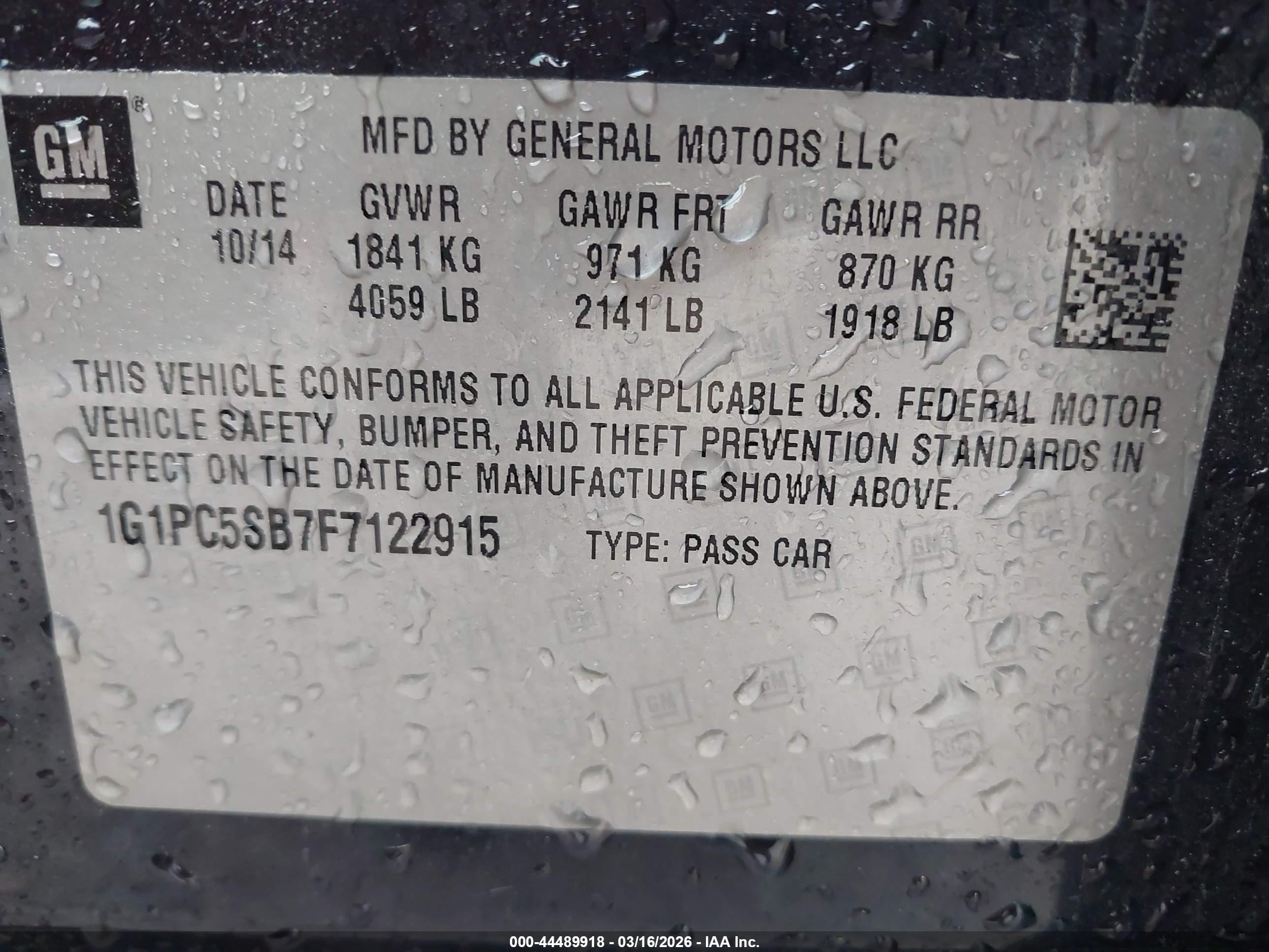 CHEVROLET CRUZE image 9