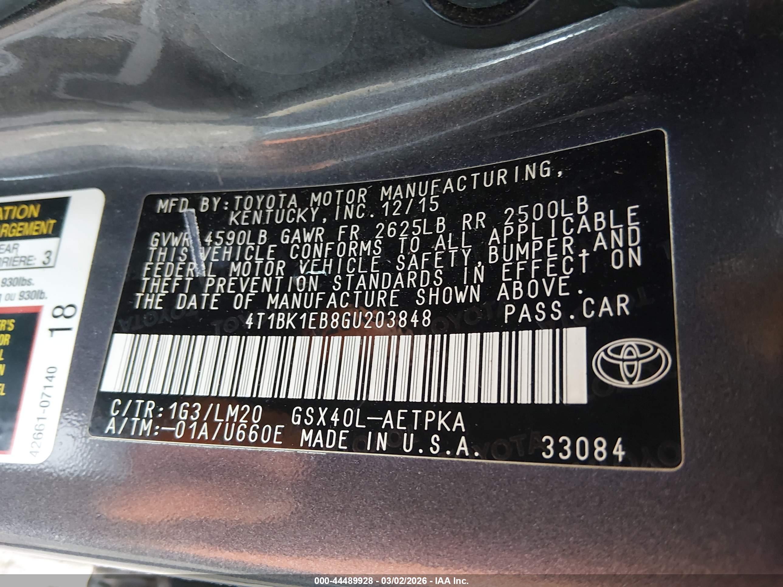 TOYOTA AVALON image 9