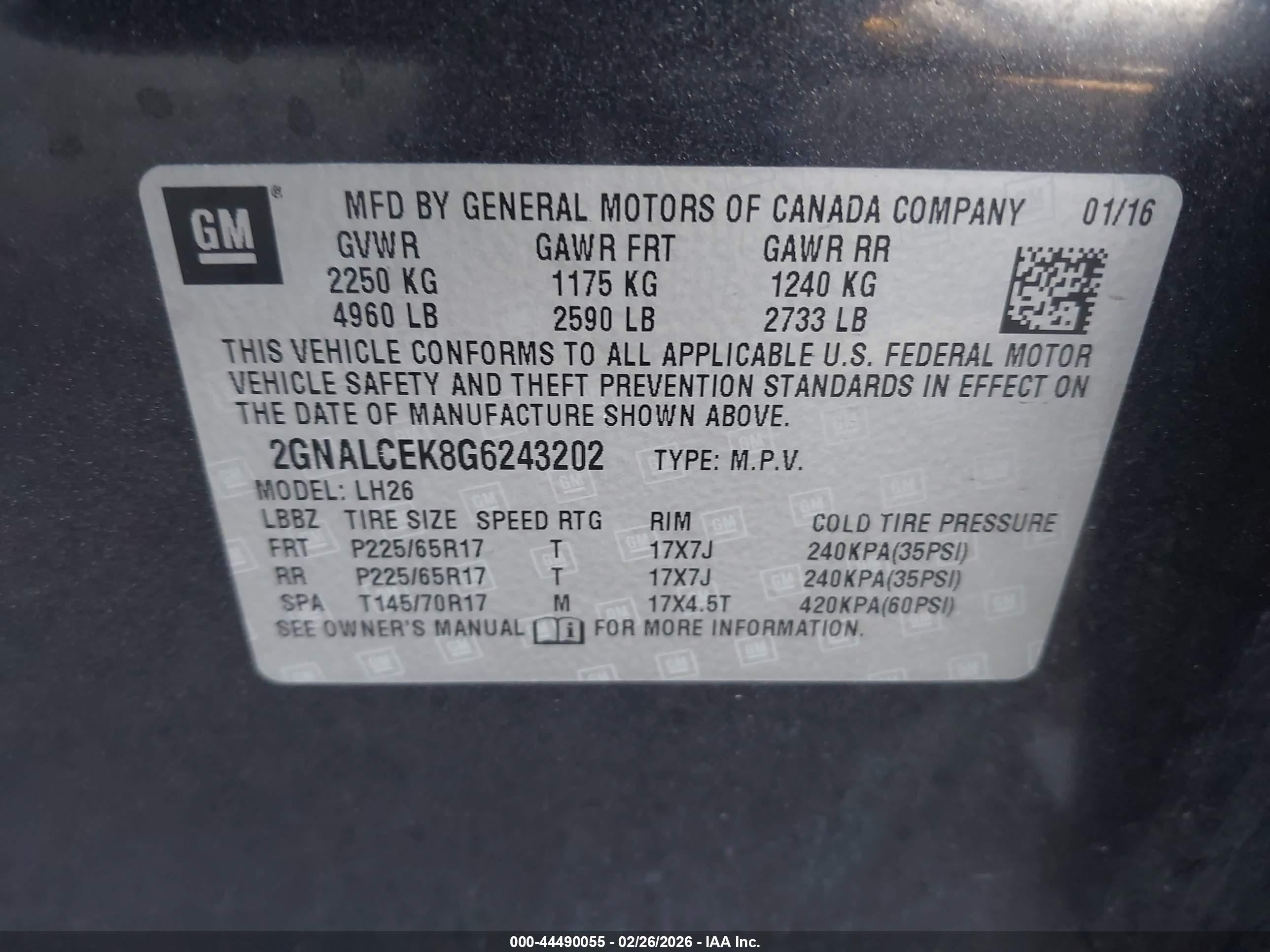 CHEVROLET EQUINOX image 9