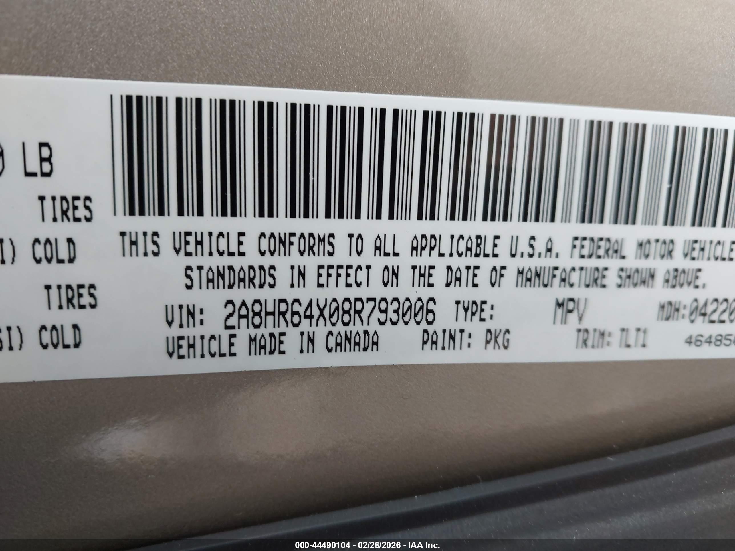 CHRYSLER TOWN image 9