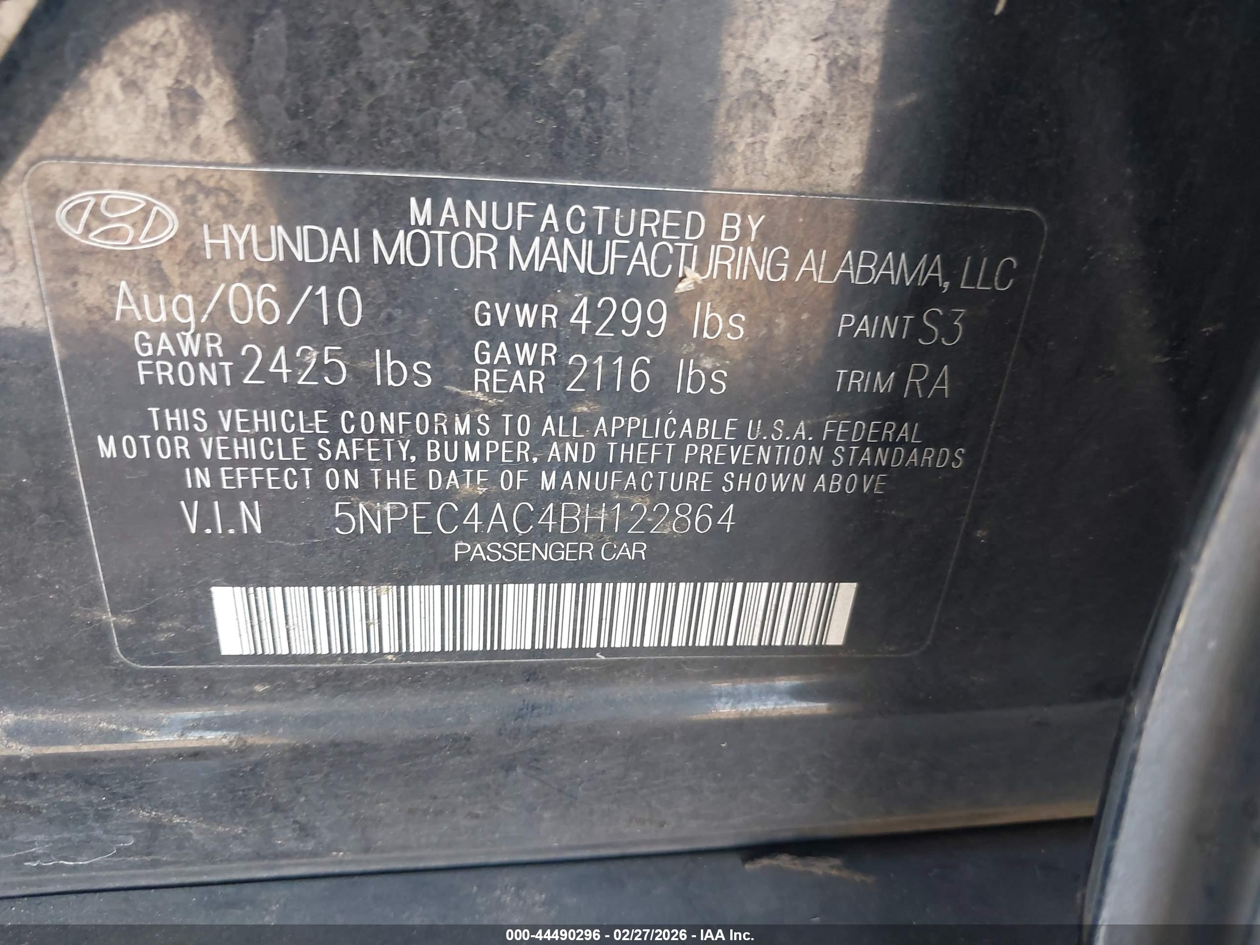 HYUNDAI SONATA image 9