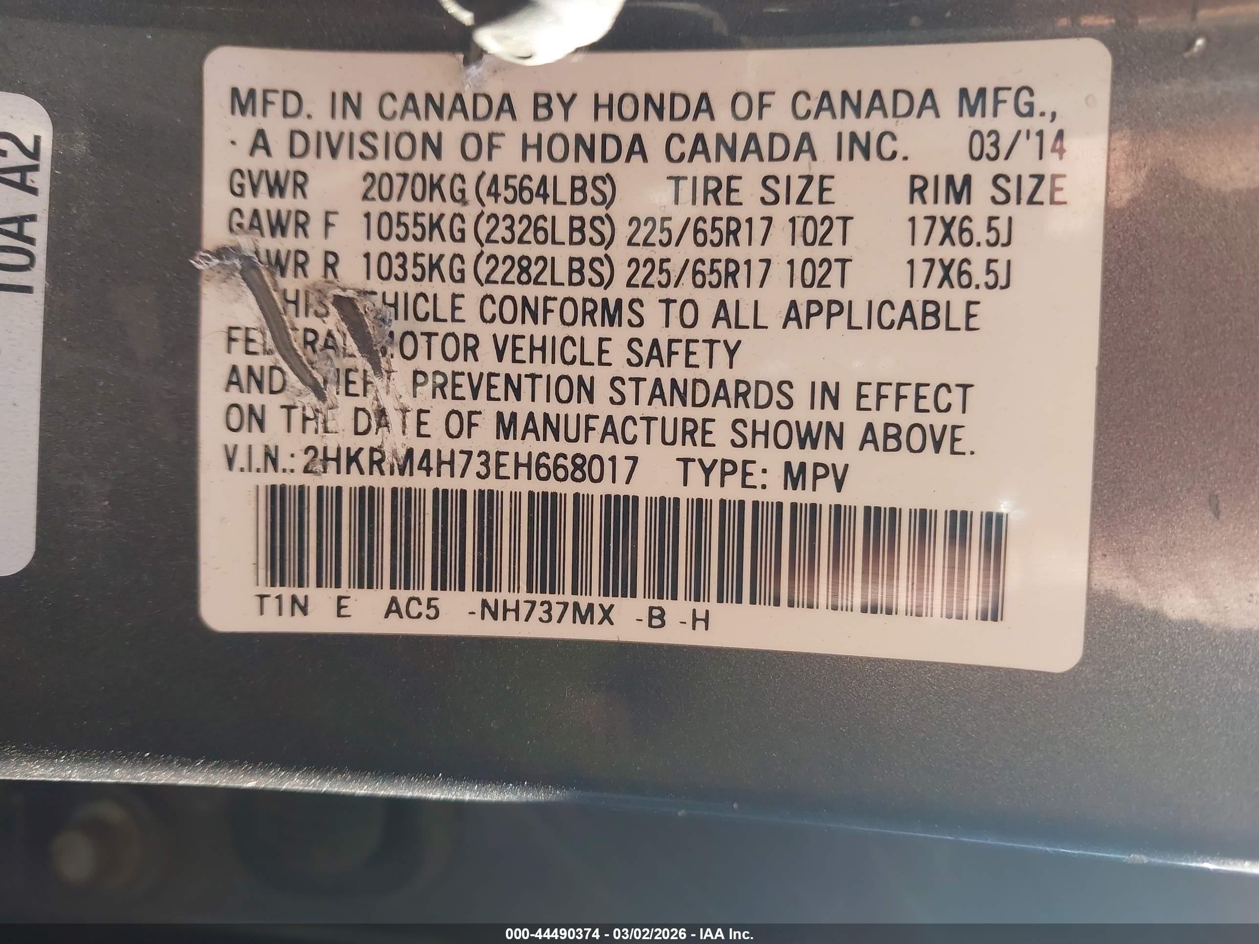 HONDA CR-V image 9