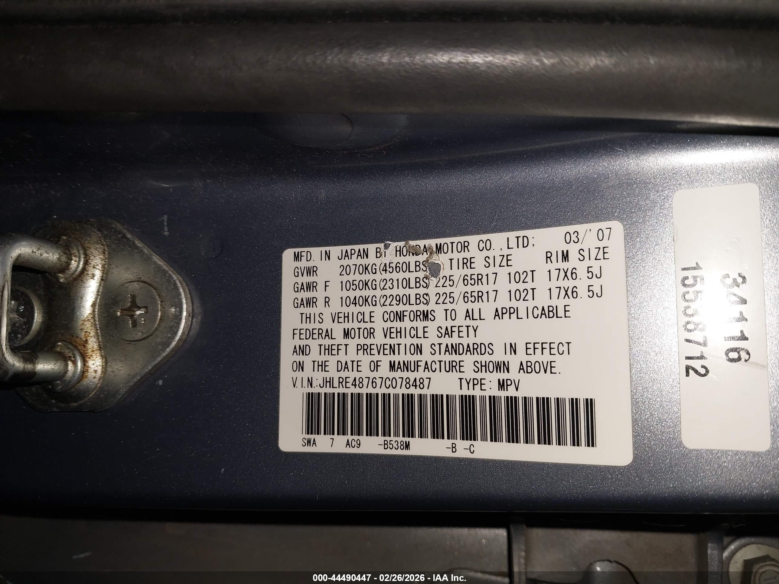 HONDA CR-V image 9
